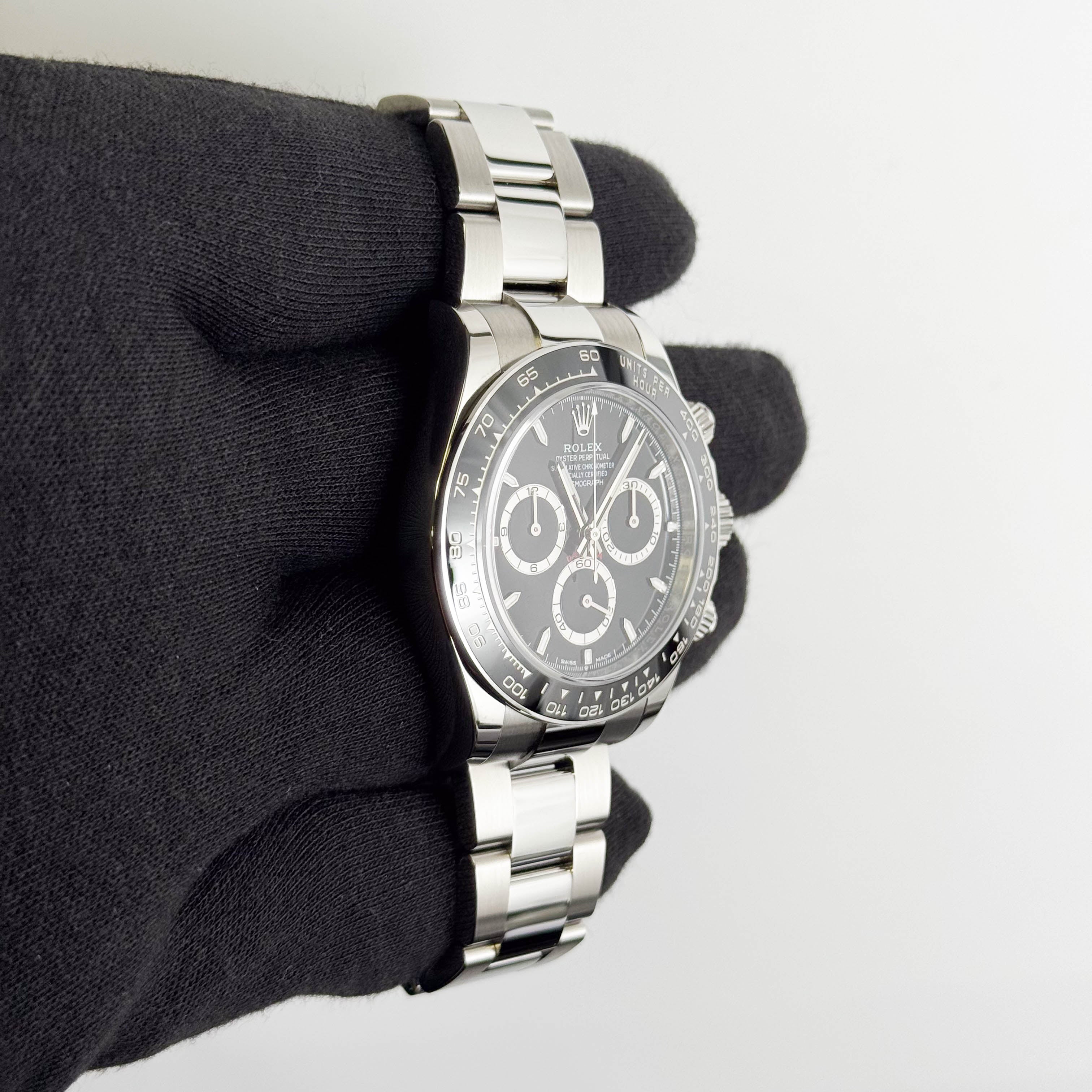 Rolex Daytona 40mm Black Dial Watch Ref# 126500LN