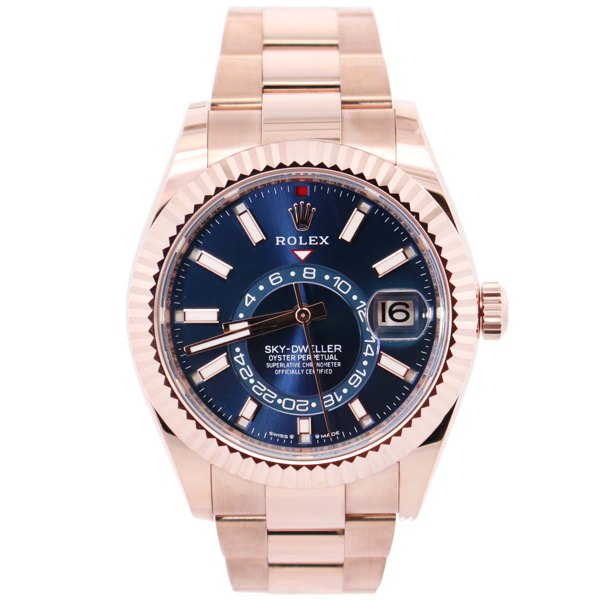 Rolex Sky-Dweller 42mm Blue Dial Watch Ref# 336935 - Happy Jewelers Fine Jewelry Lifetime Warranty