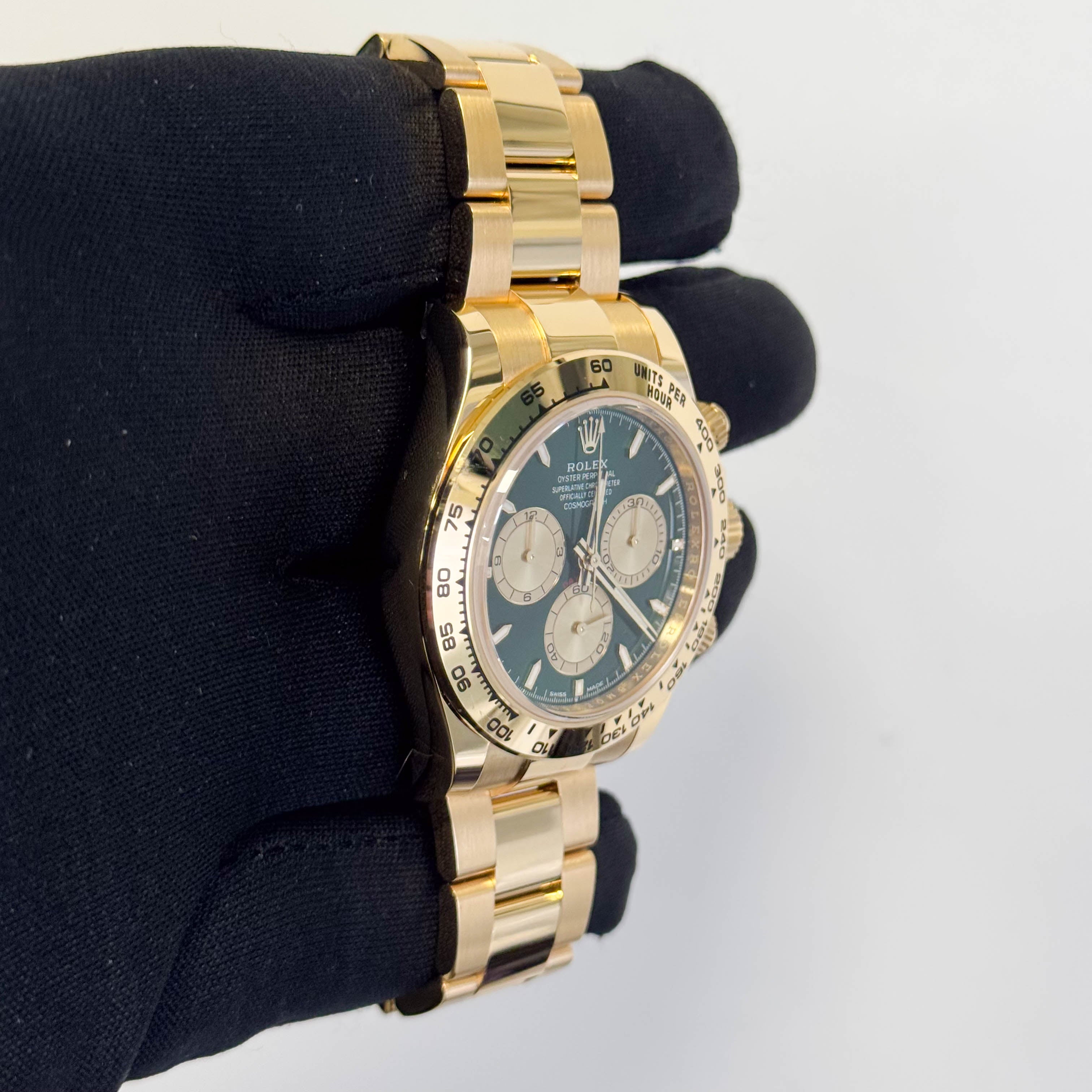 Rolex Daytona 40mm Green Dial Watch Ref# 126508 - Happy Jewelers Fine Jewelry Lifetime Warranty