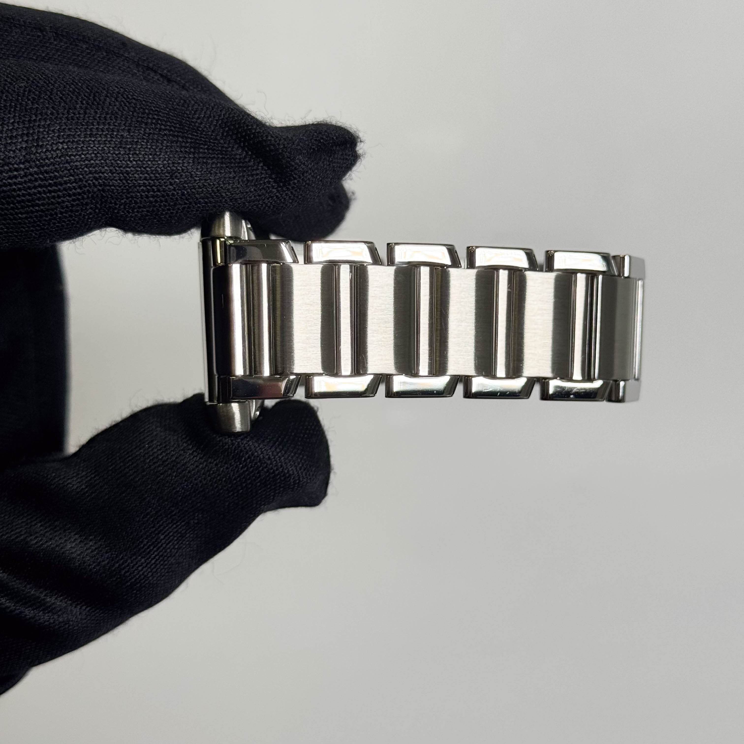 Cartier Tank Française Stainless Steel 28mm White Dial Watch Ref# W51002Q3 - Happy Jewelers Fine Jewelry Lifetime Warranty