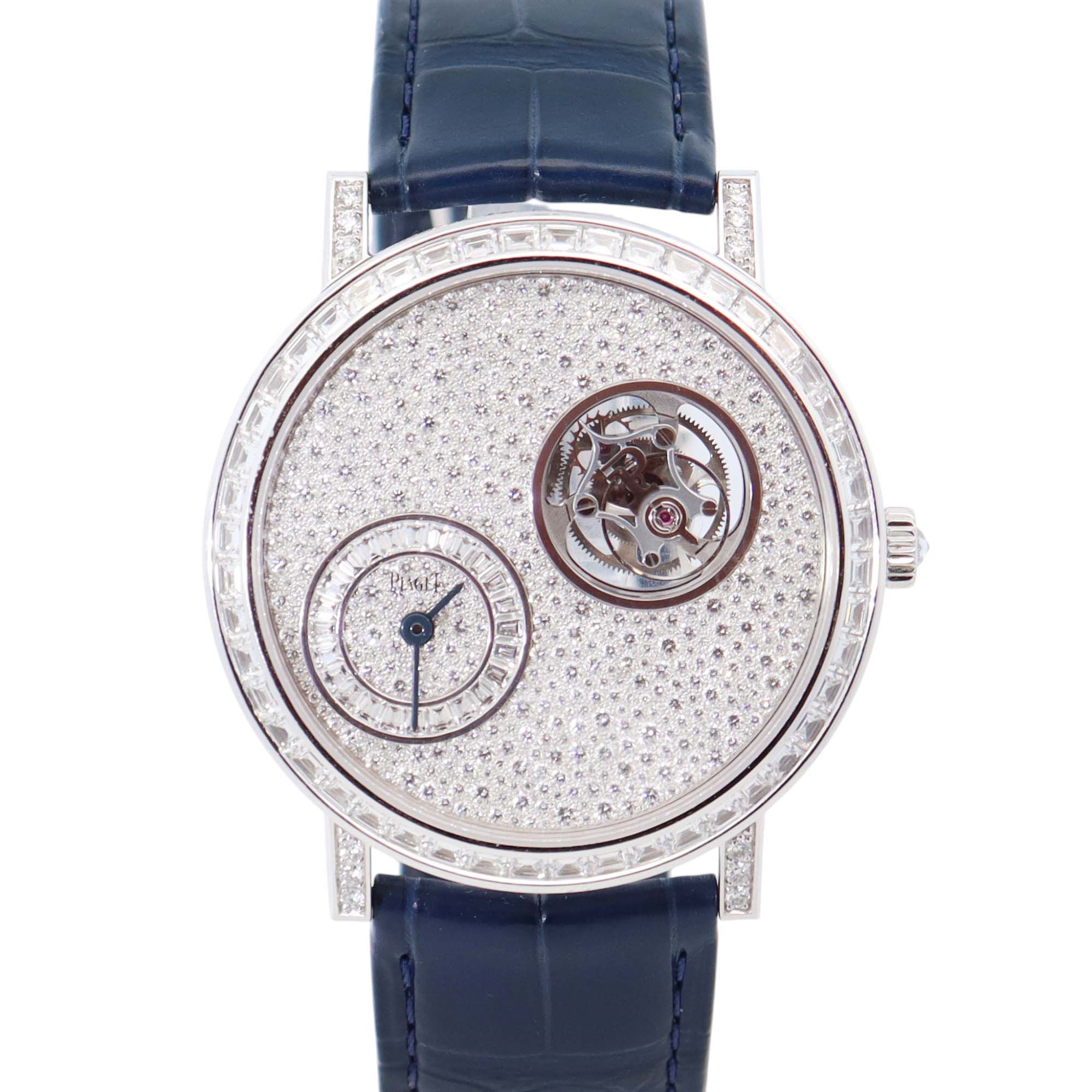 Piaget Altiplano 41mm Pave Dial Watch Ref# G0A44031 - Happy Jewelers Fine Jewelry Lifetime Warranty