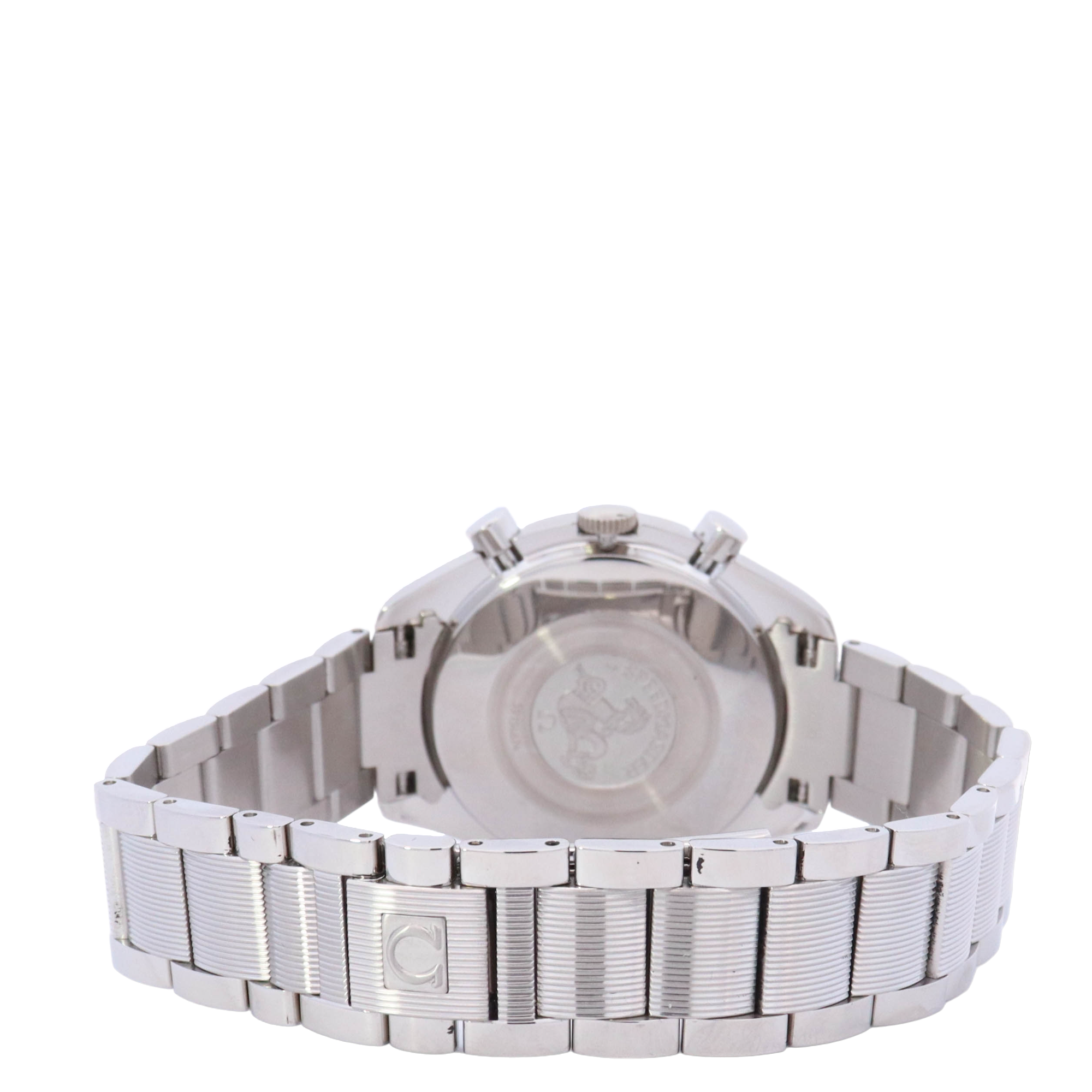 Omega Speedmaster 35.5mm Stainless Steel White MOP Chronograph Dial Watch Reference# 3515.71 - Happy Jewelers Fine Jewelry Lifetime Warranty