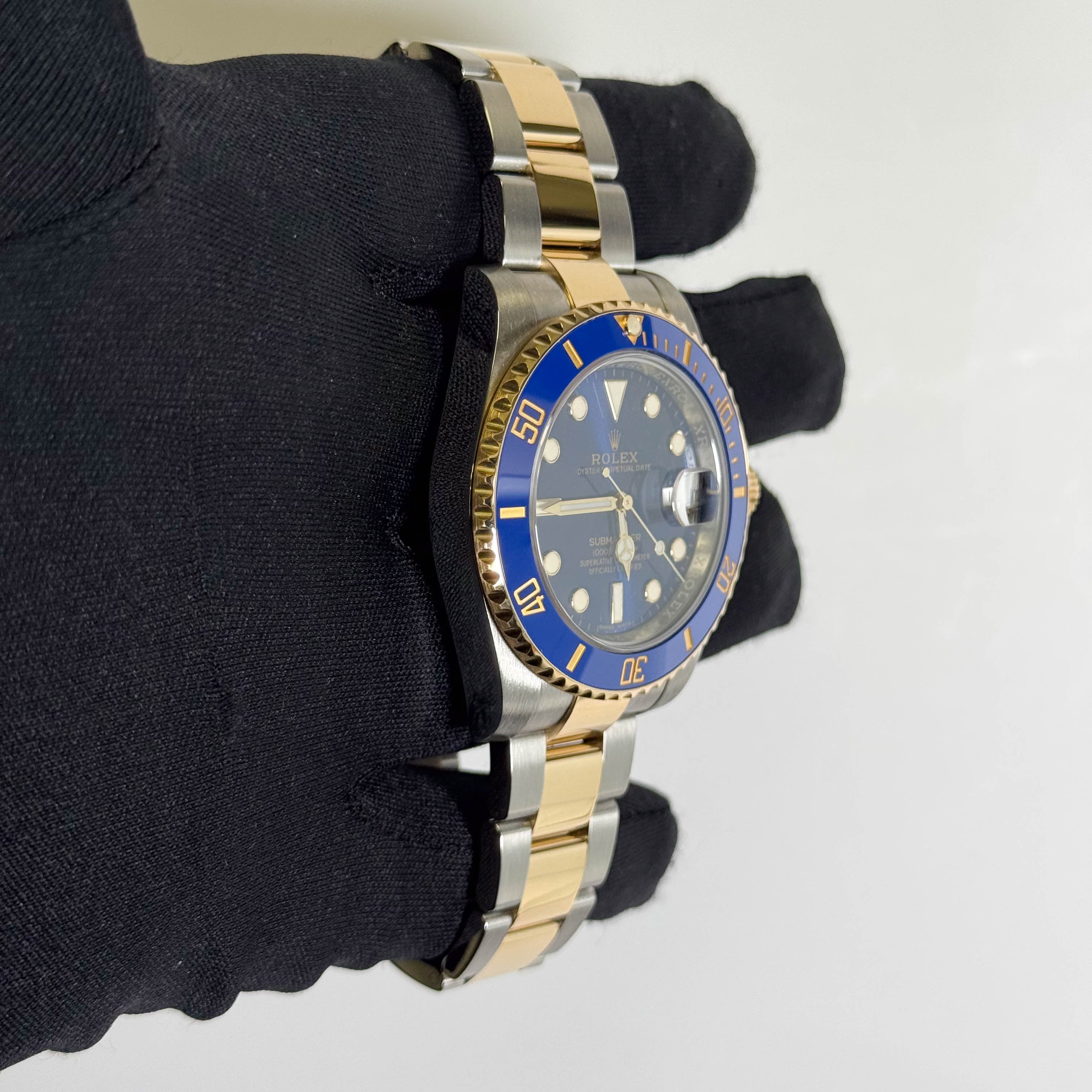Rolex Submariner 40mm Blue Dial Watch Ref# 116613LB - Happy Jewelers Fine Jewelry Lifetime Warranty