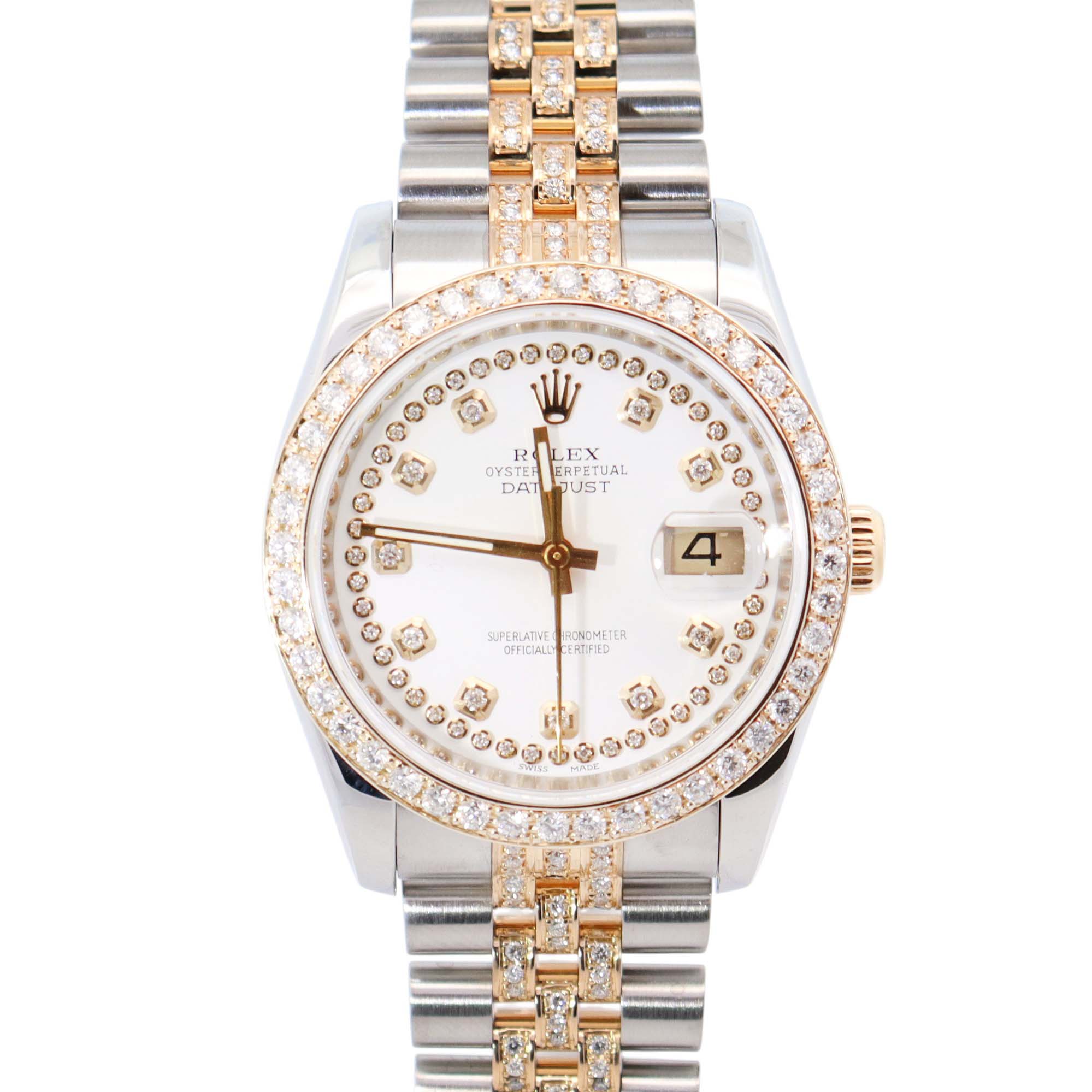 Rolex Datejust 36mm White Dial Watch Ref# 116233 - Happy Jewelers Fine Jewelry Lifetime Warranty