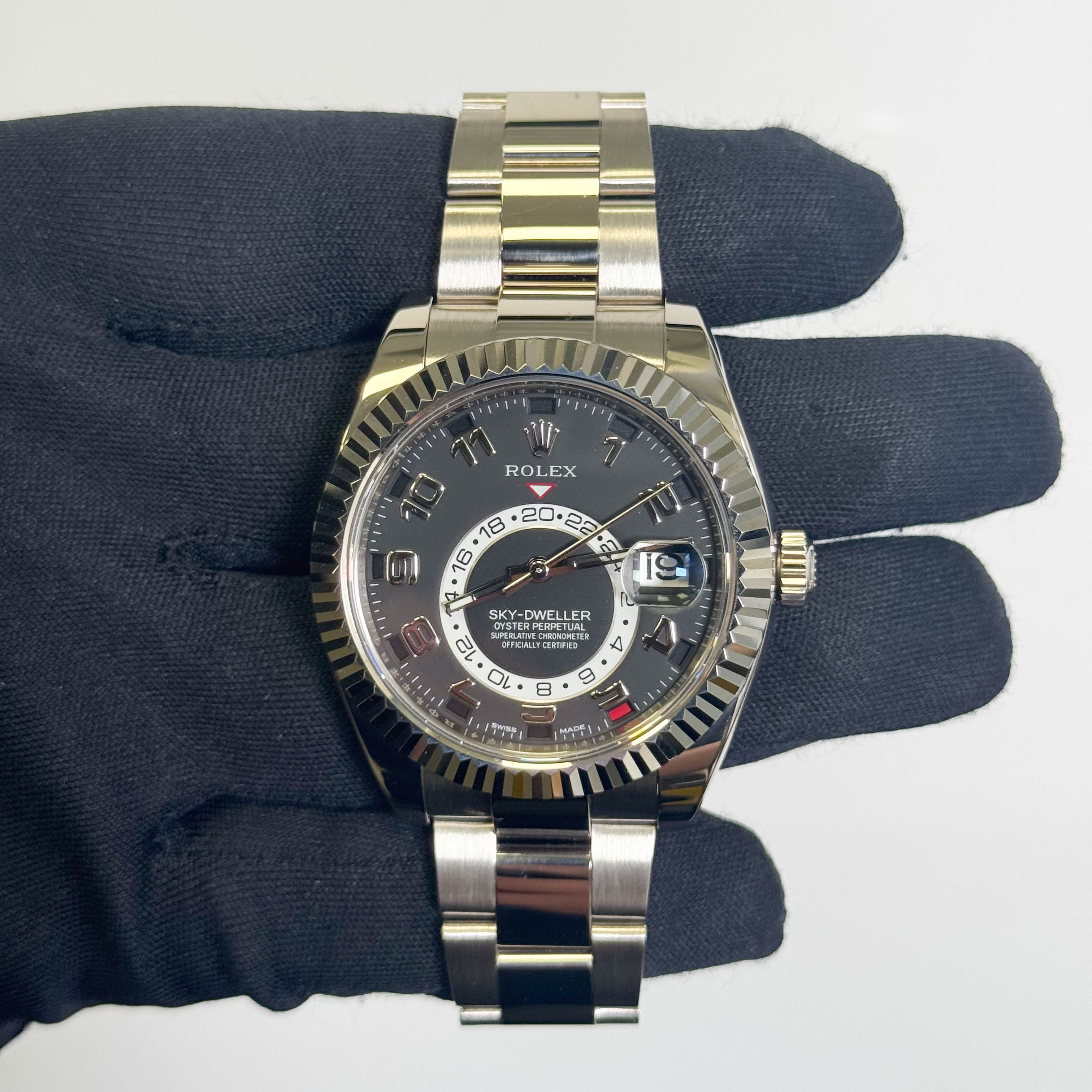 Rolex Sky-Dweller 42mm Black Dial Watch Ref# 326939 - Happy Jewelers Fine Jewelry Lifetime Warranty