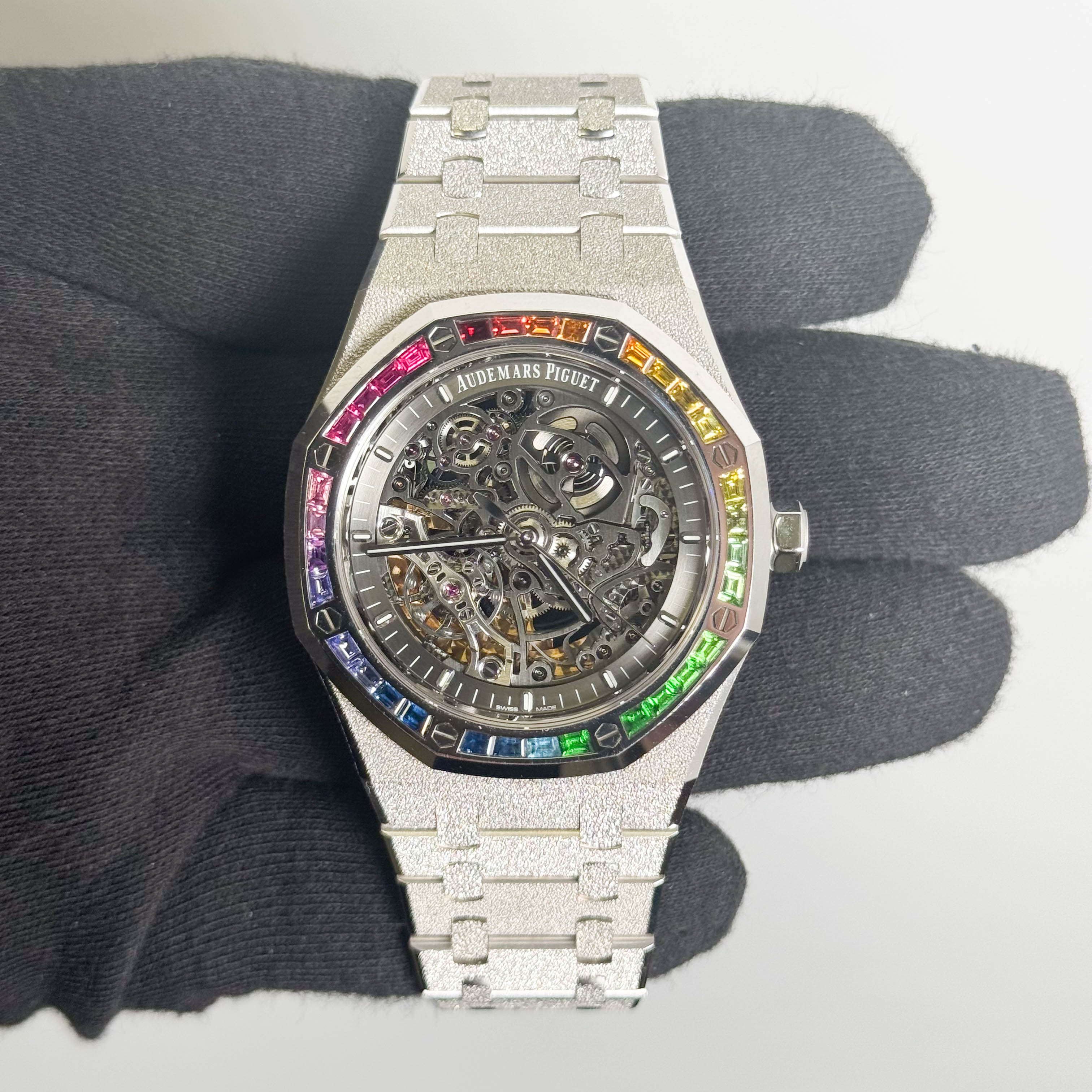 Audemars Piguet Royal Oak 41mm Openwork Dial Watch Ref# 15412BC.YG.1224BC.03