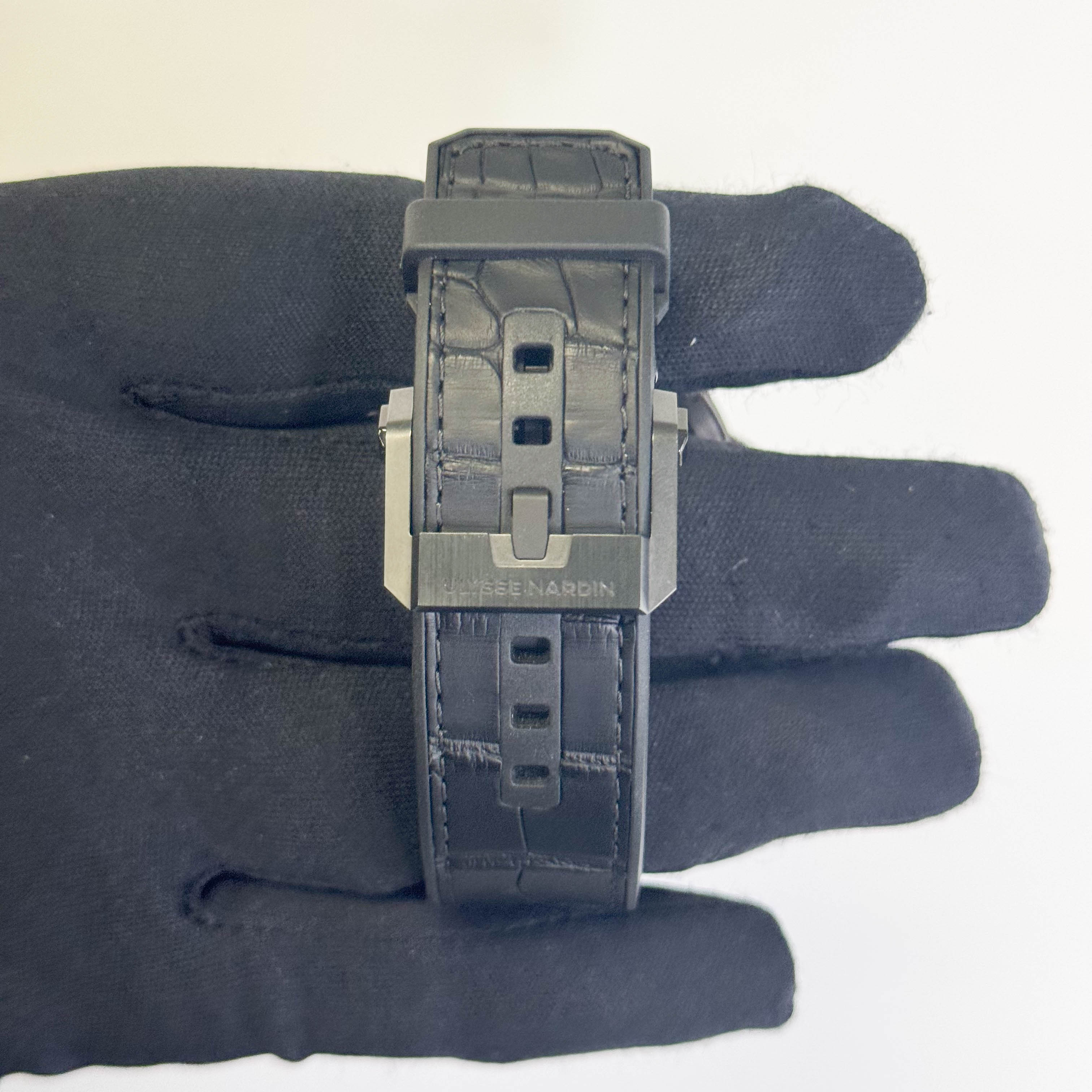 Ulysse Nardin Blast Tourbillion Black Ceramic 45mm Skeleton Dial Watch Ref# 1723-400/BLACK