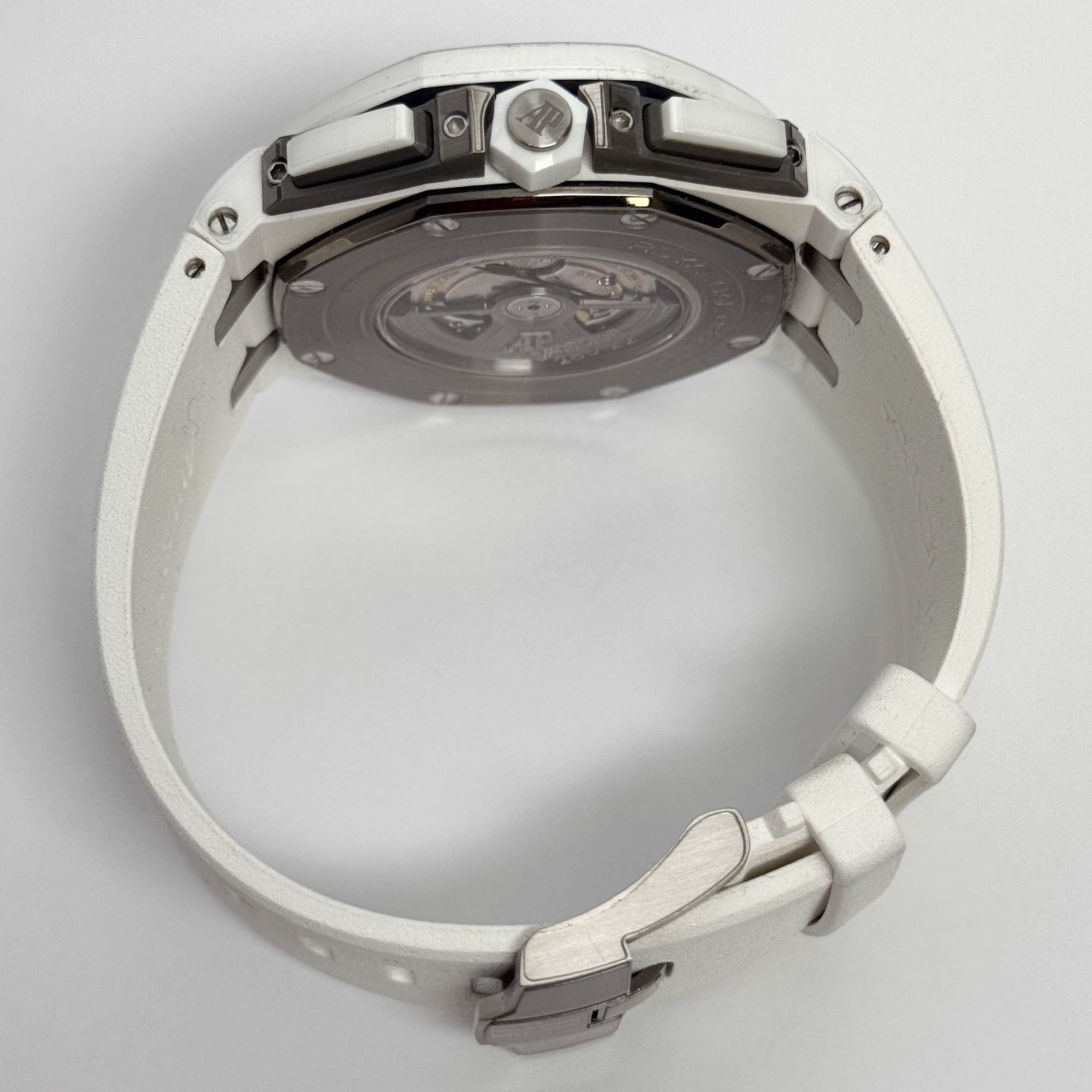 Audemars Piguet Royal Oak Offshore 44mm White Dial Watch Ref# 26402CB.OO.A010CA.01