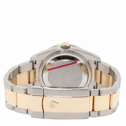 Rolex Datejust Yellow Gold & Stainless Steel 36mm Jubilee Diamond Dial Watch Reference# 116203 - Happy Jewelers Fine Jewelry Lifetime Warranty