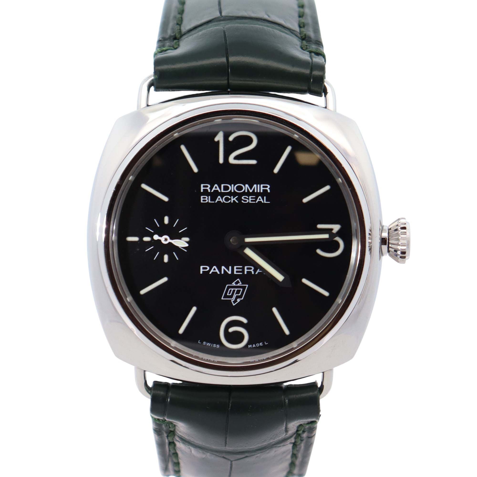 Panerai Radiomir 45mm Black Dial Watch Ref# PAM00380 - Happy Jewelers Fine Jewelry Lifetime Warranty