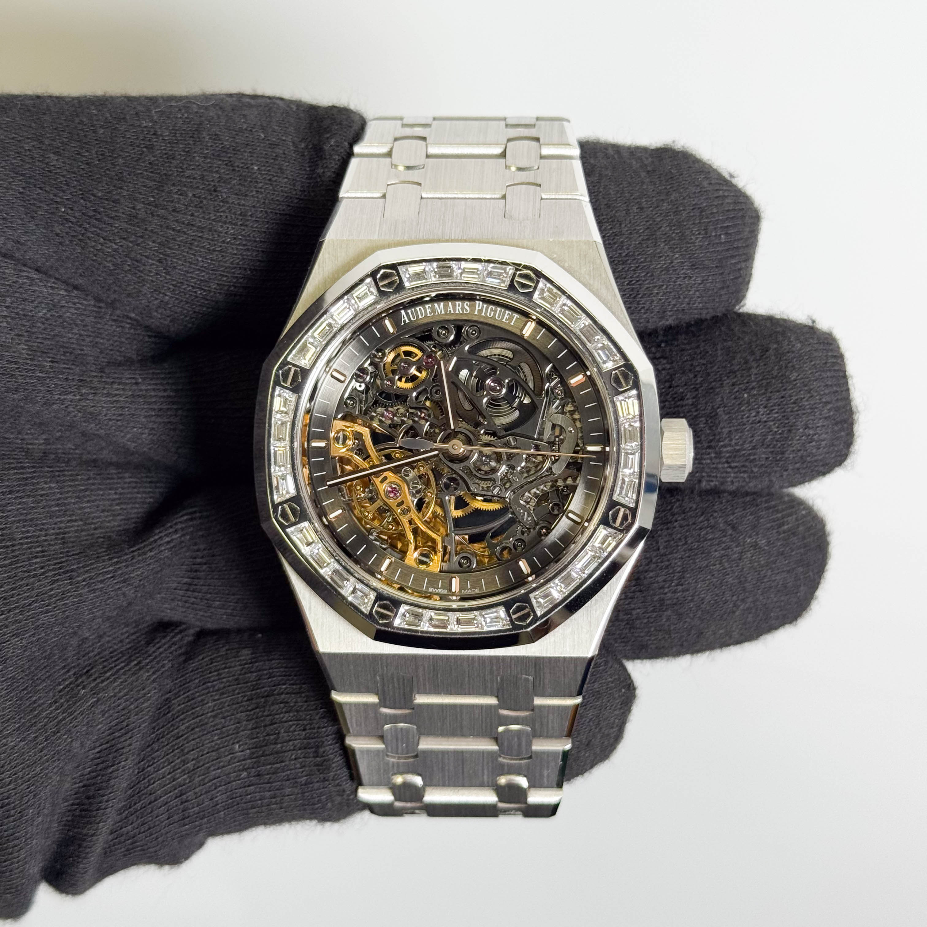 Audemars Piguet Royal Oak 41mm Openwork Dial Watch Ref# 15412BC.ZZ.1220BC.01