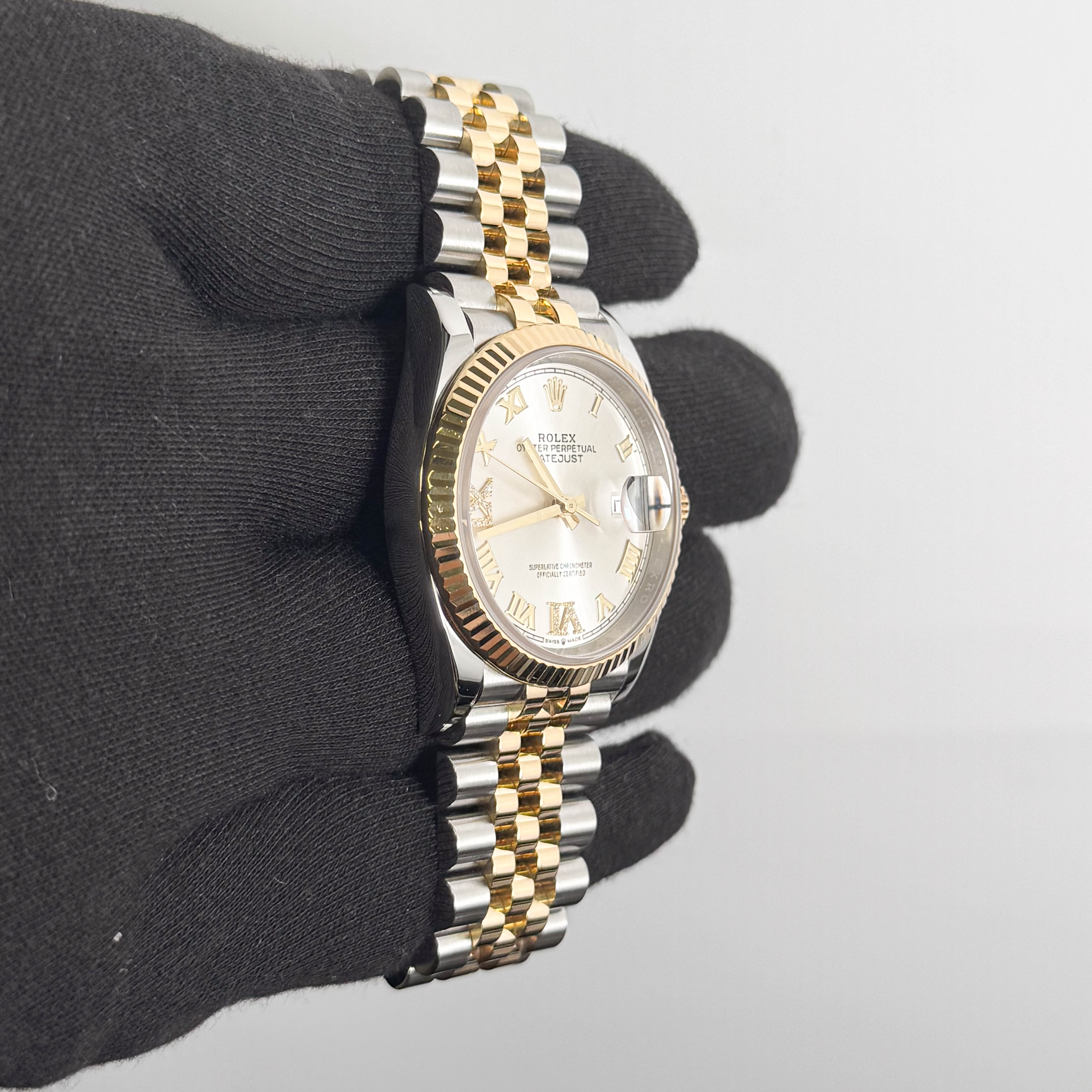 Rolex Datejust 36mm Silver Dial Watch Ref# 126233