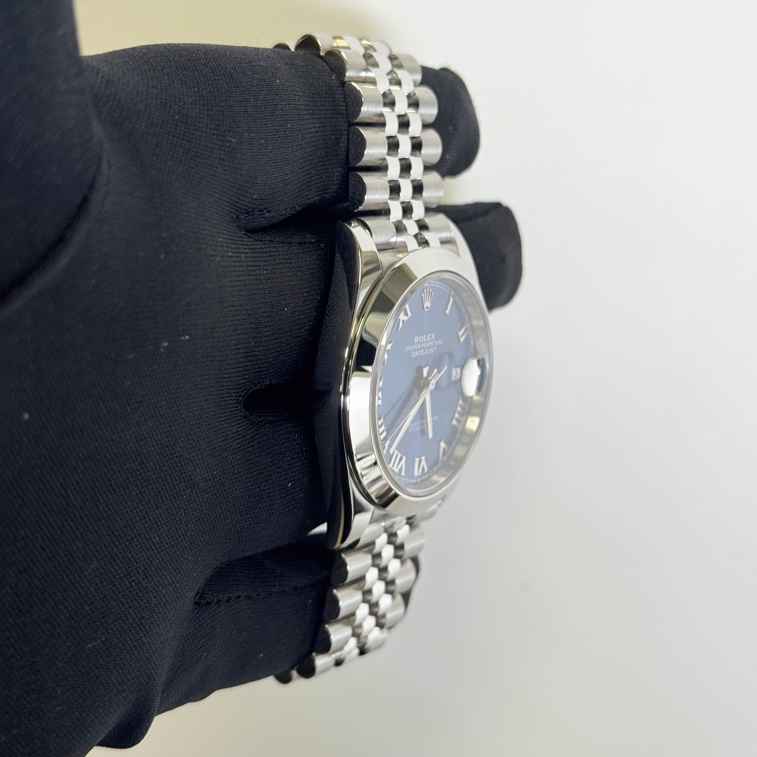 Rolex Datejust 41mm Blue Dial Watch Ref# 126300 - Happy Jewelers Fine Jewelry Lifetime Warranty