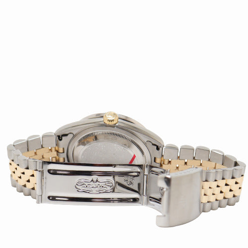 Rolex Datejust Two Tone Yellow Gold & Steel 36mm Champagne Diamond Dial Watch Reference#: 16233 - Happy Jewelers Fine Jewelry Lifetime Warranty