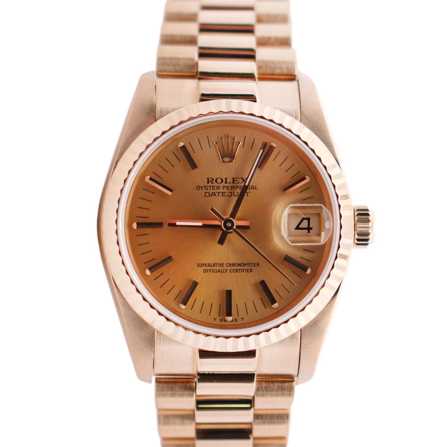 Rolex Datejust 31mm Champagne Dial Watch Ref# 68278 - Happy Jewelers Fine Jewelry Lifetime Warranty