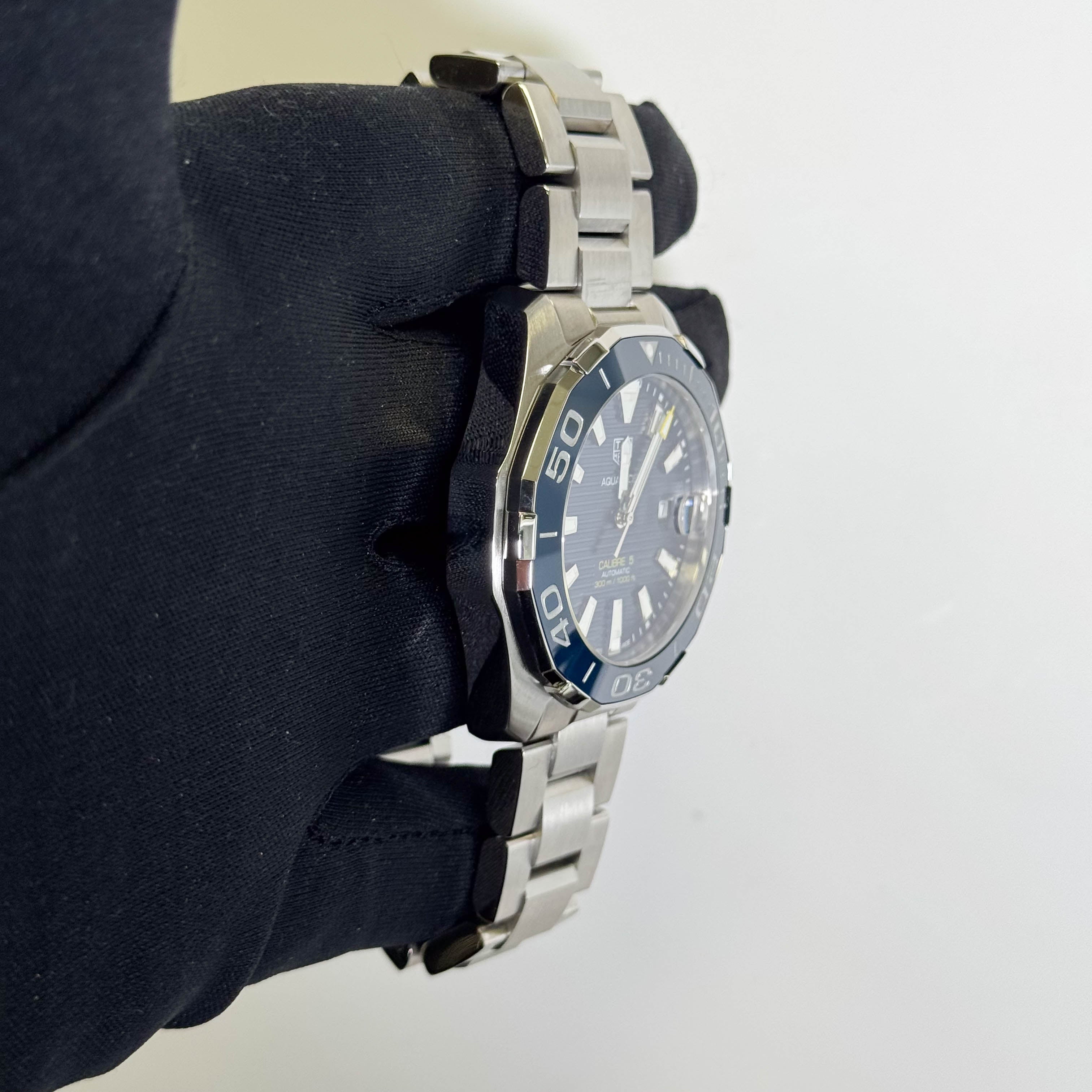 Tag Heuer Aquaracer 43mm Blue Dial Watch Ref# WAY201B.BA0927