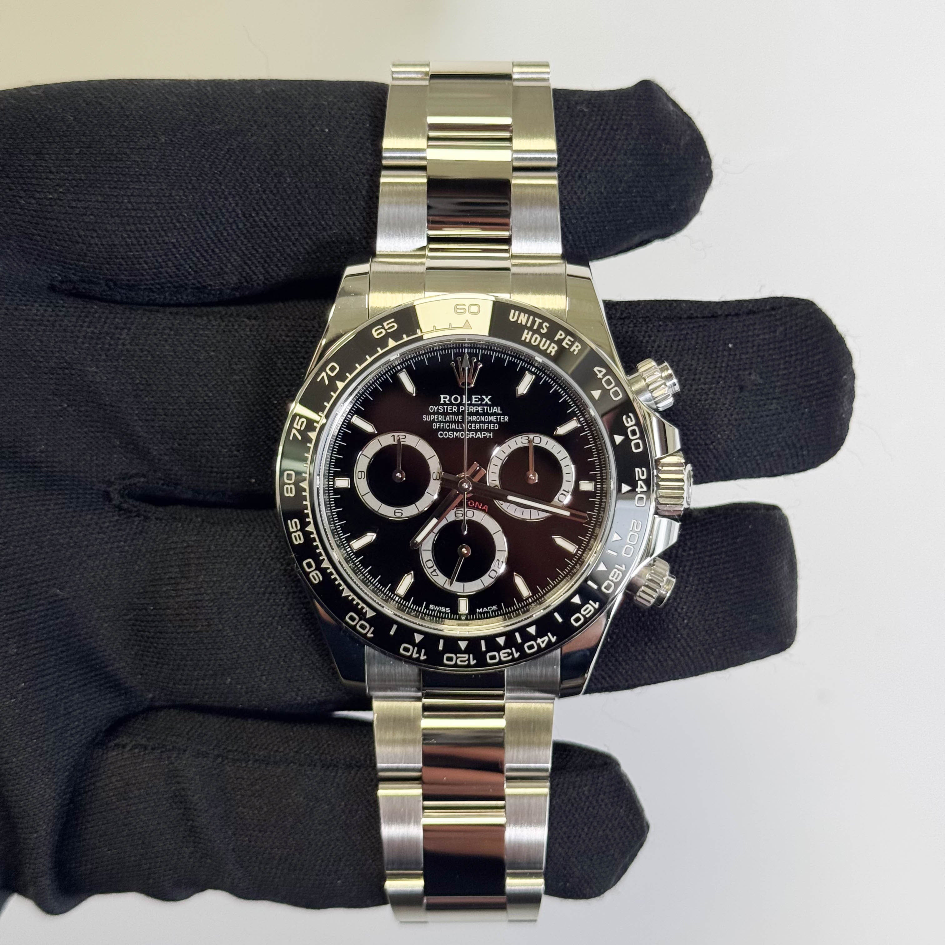 Rolex Daytona 40mm Black Dial Watch Ref# 126500LN
