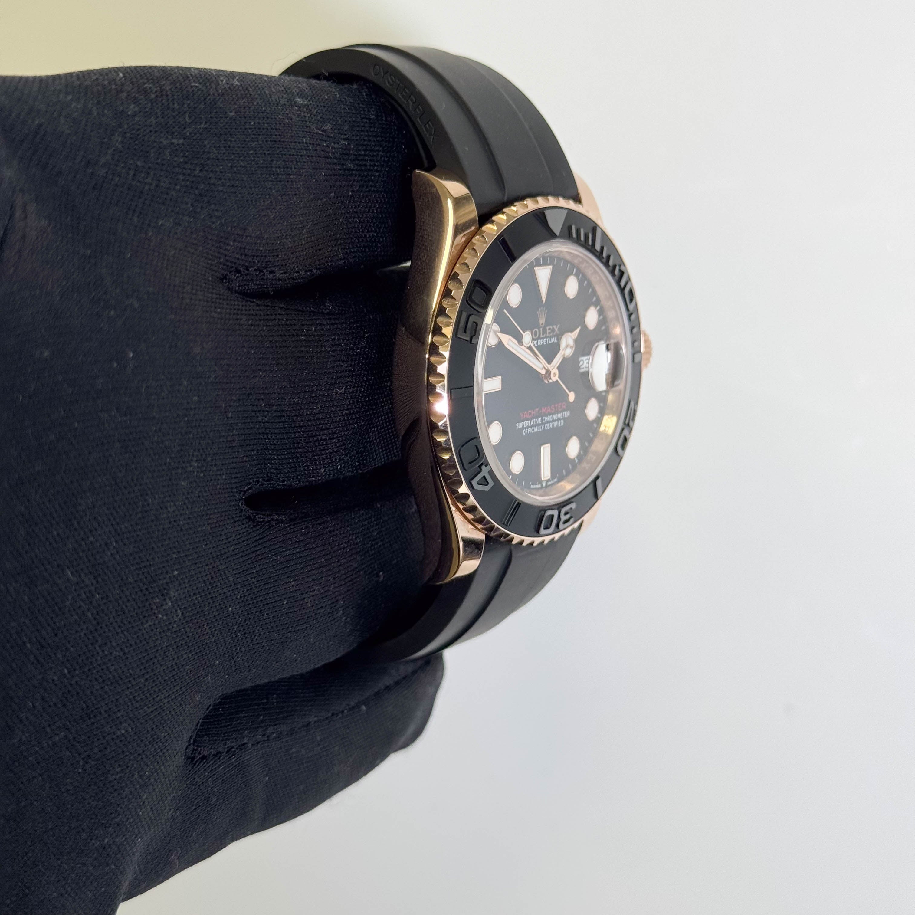 Rolex Yacht-Master 40mm Black Dial Watch Ref# 126655 - Happy Jewelers Fine Jewelry Lifetime Warranty