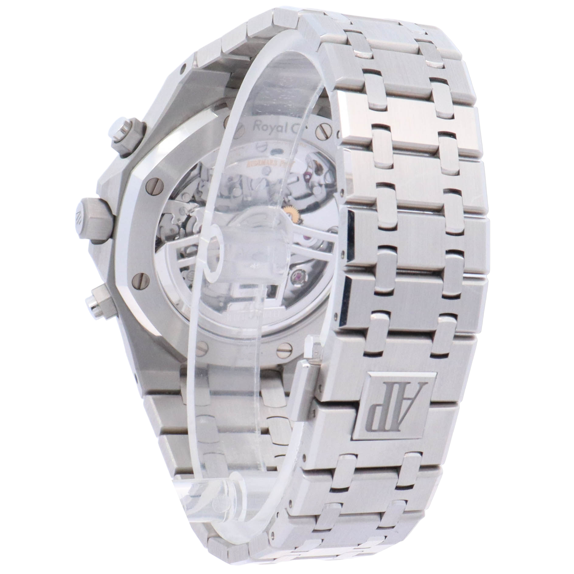 Audemars Piguet Royal Oak "50th Anniversary" 41mm White Chronograph Dial Watch Reference# 26240ST.OO.1320ST.03 - Happy Jewelers Fine Jewelry Lifetime Warranty