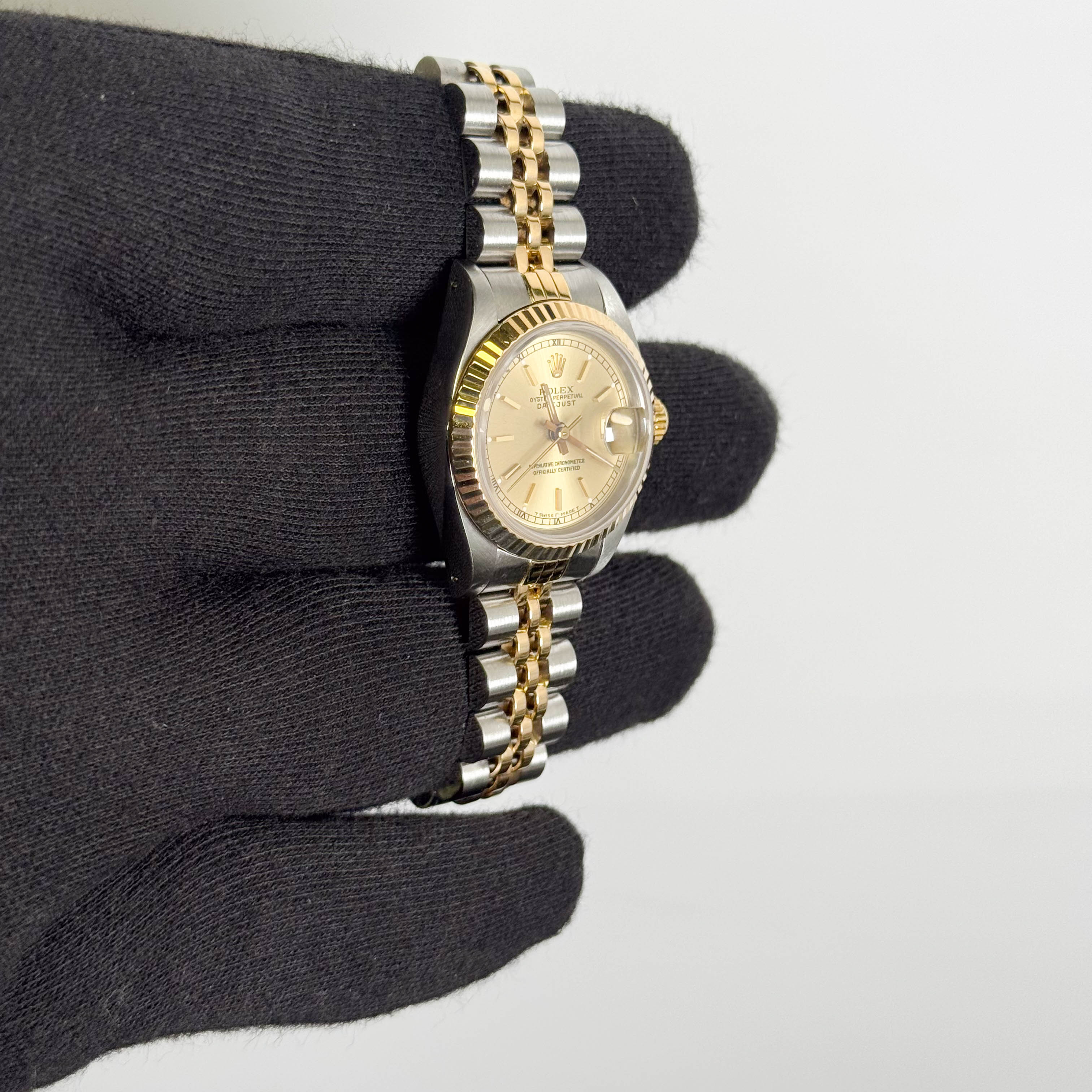 Rolex Datejust 26mm Champagne Dial Watch Ref# 69173