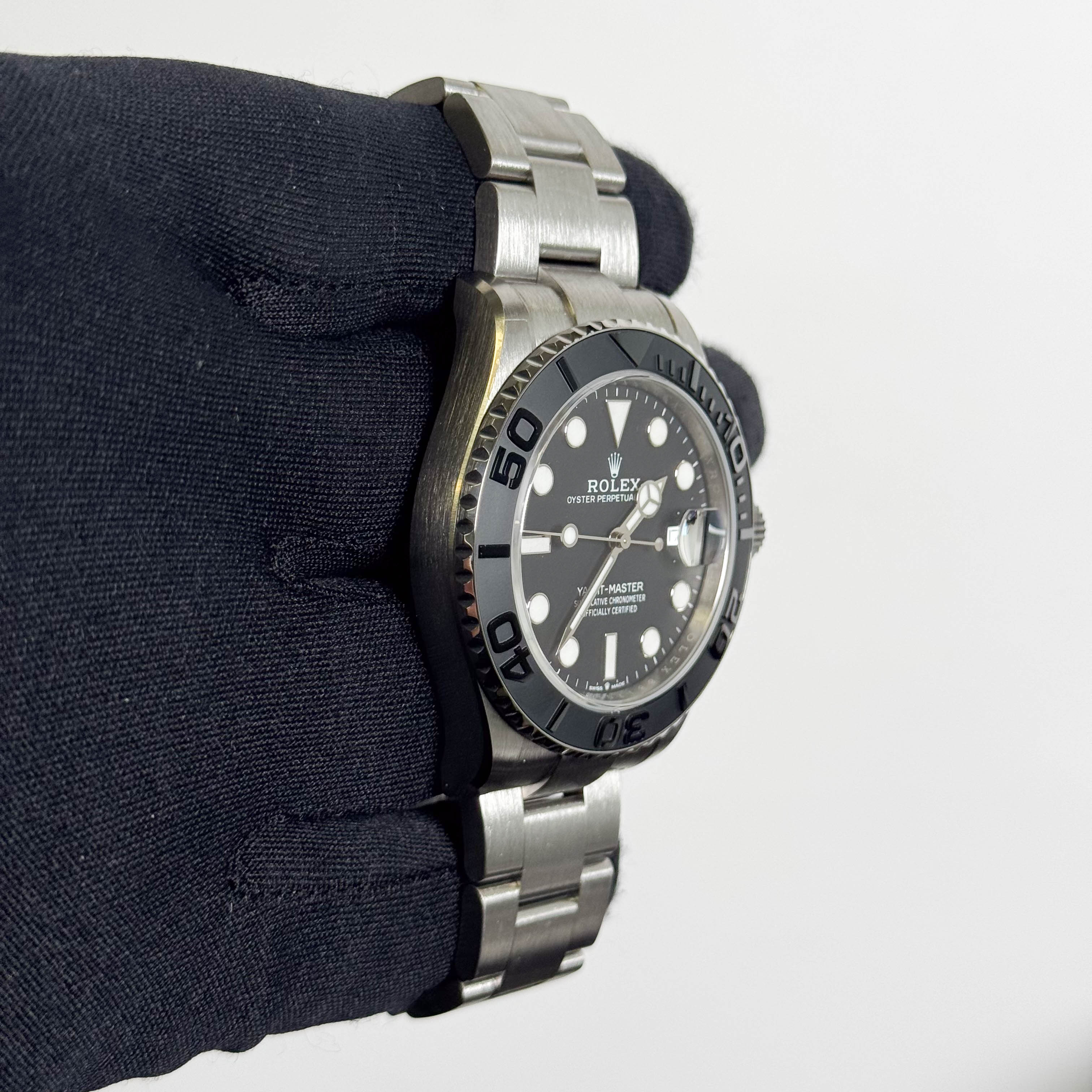 Rolex Yacht-Master 42mm Black Dial Watch Ref# 226627 - Happy Jewelers Fine Jewelry Lifetime Warranty