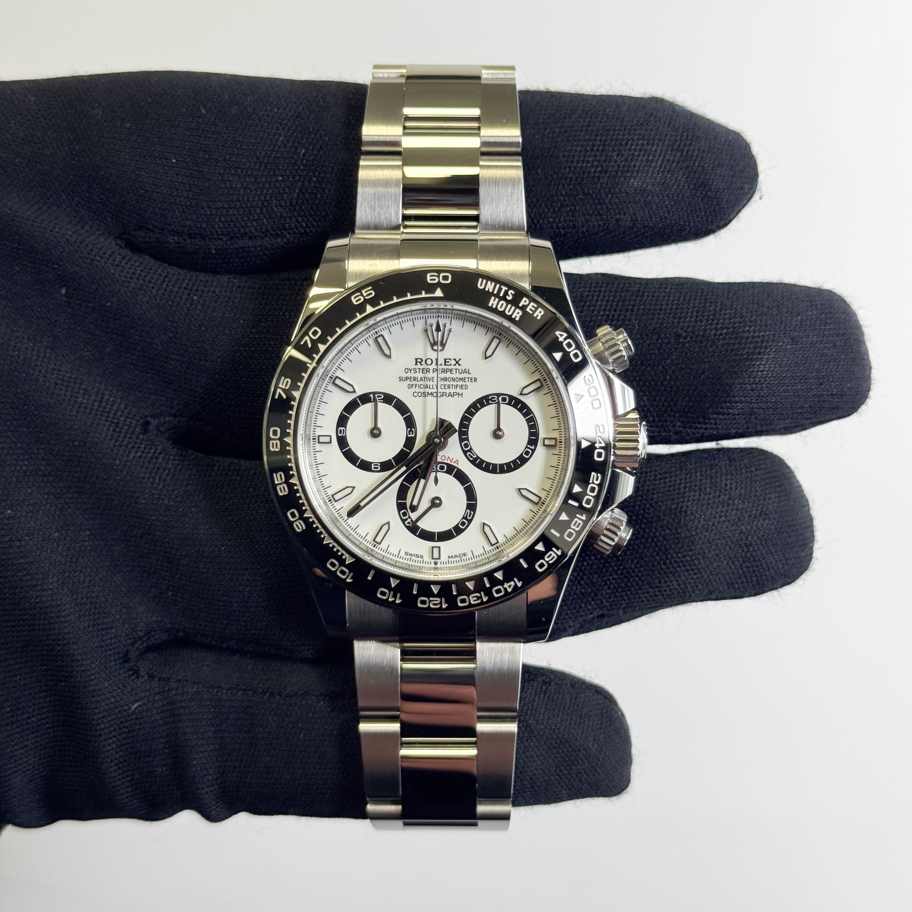 Rolex Daytona 40mm White Dial Watch Ref# 126500LN - Happy Jewelers Fine Jewelry Lifetime Warranty