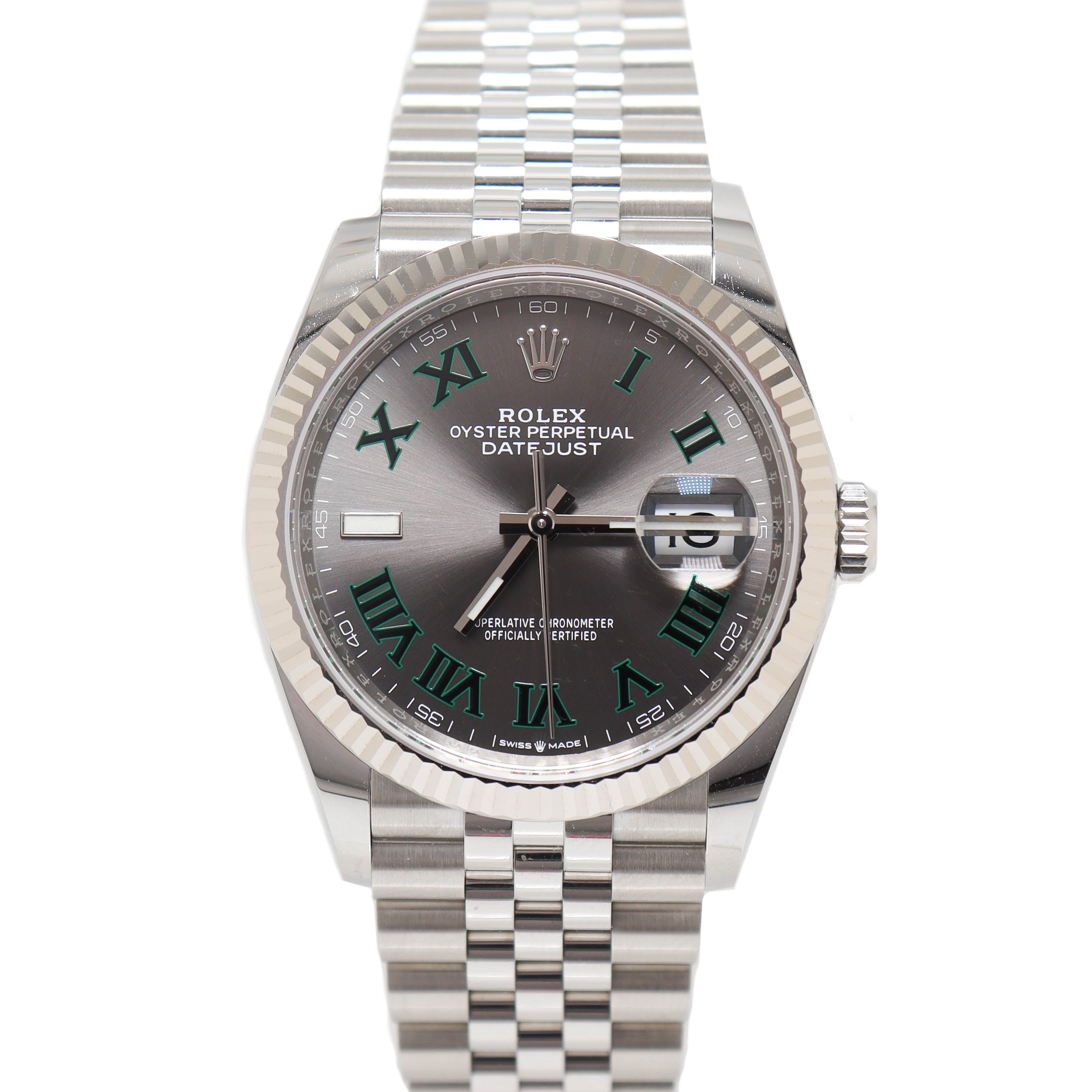 Rolex Datejust 41mm Grey Dial Ref# 126334 - Happy Jewelers Fine Jewelry Lifetime Warranty