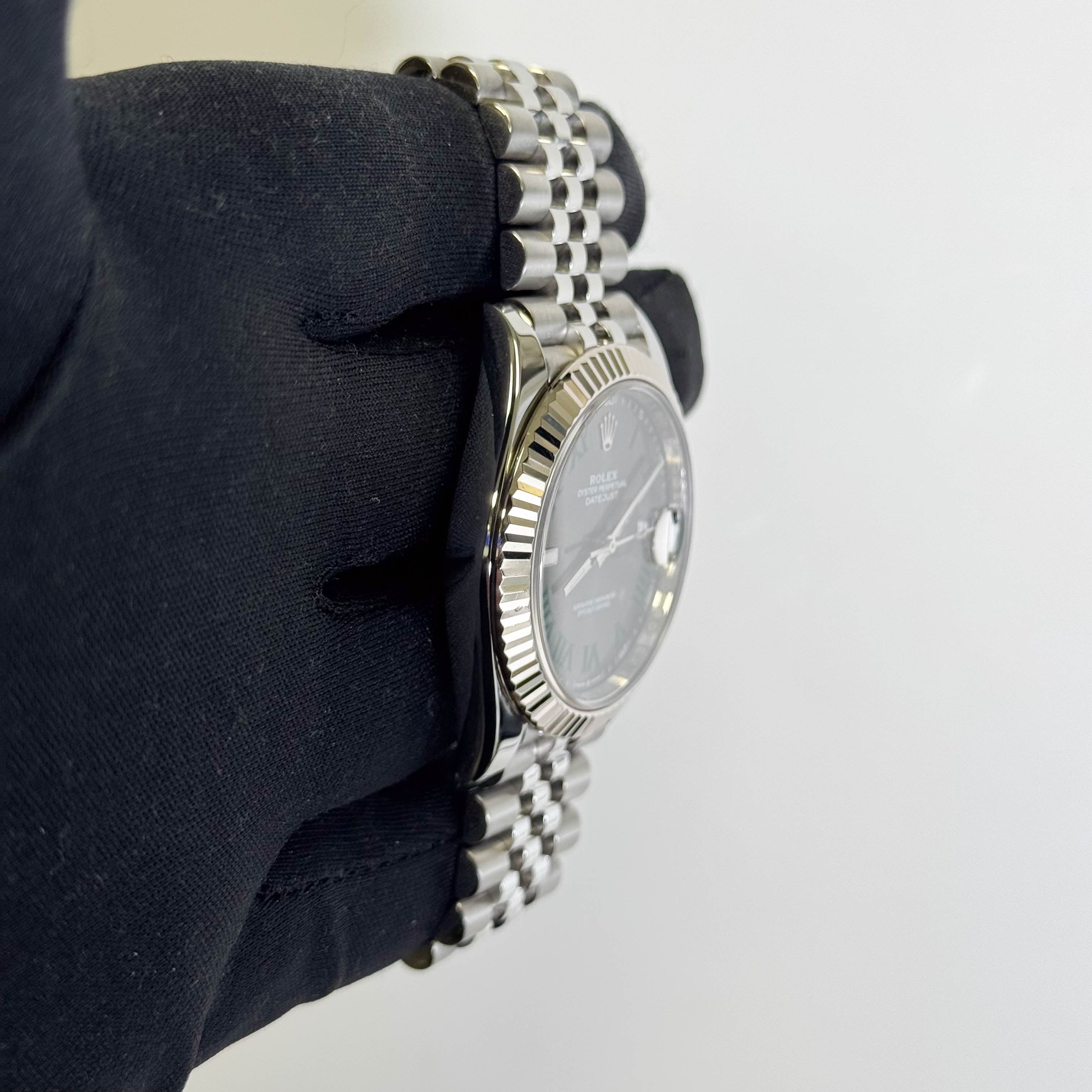 Rolex Datejust 41mm Wimbledon Dial Watch Ref# 126334 - Happy Jewelers Fine Jewelry Lifetime Warranty