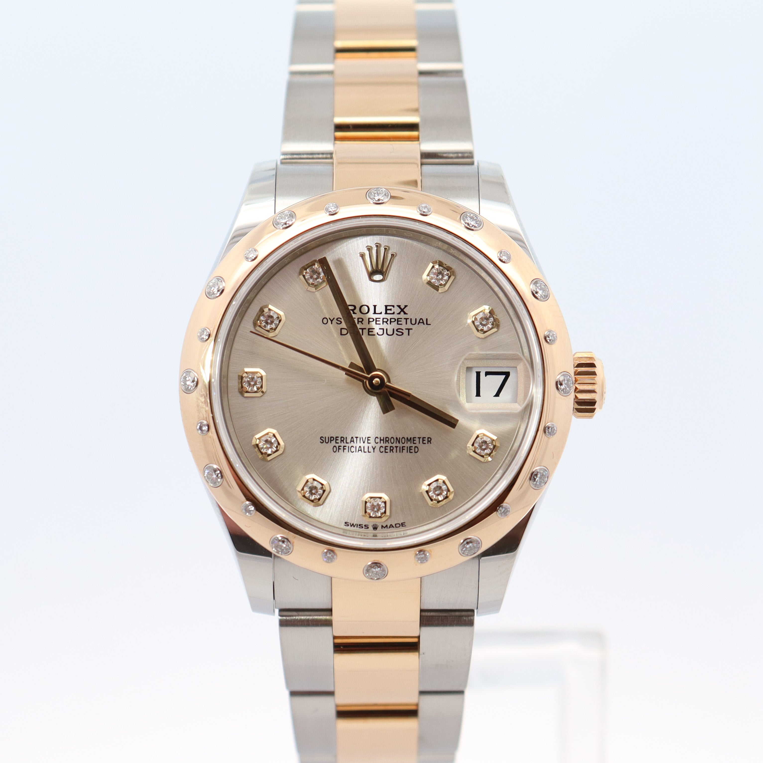 Rolex Datejust 31mm Silver Dial Watch Ref# 278343RBR - Happy Jewelers Fine Jewelry Lifetime Warranty