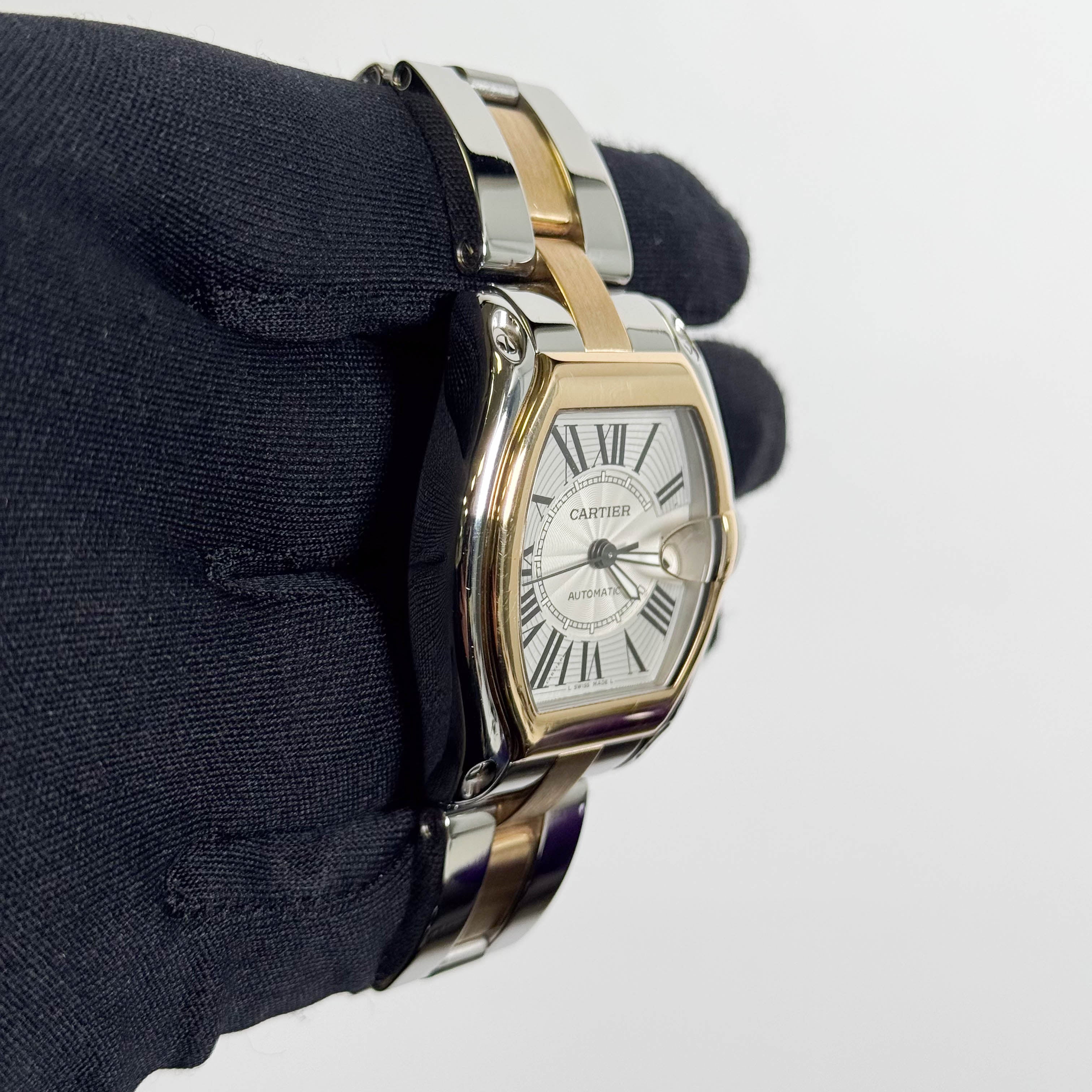 Cartier Roadster 37mm Silver Dial Watch Ref# W62031Y4 - Happy Jewelers Fine Jewelry Lifetime Warranty