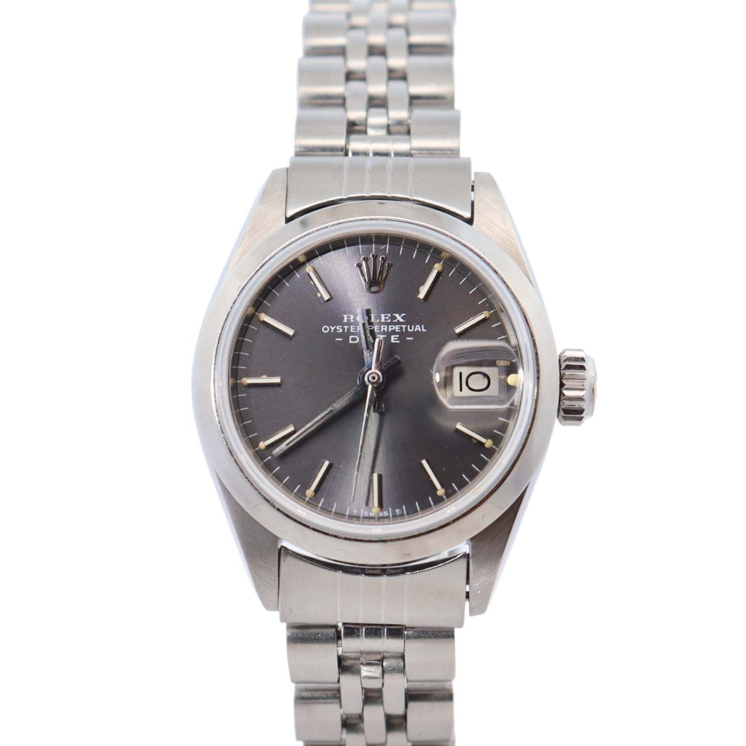 Rolex Datejust 26mm Grey Dial Watch Ref# 69160 - Happy Jewelers Fine Jewelry Lifetime Warranty
