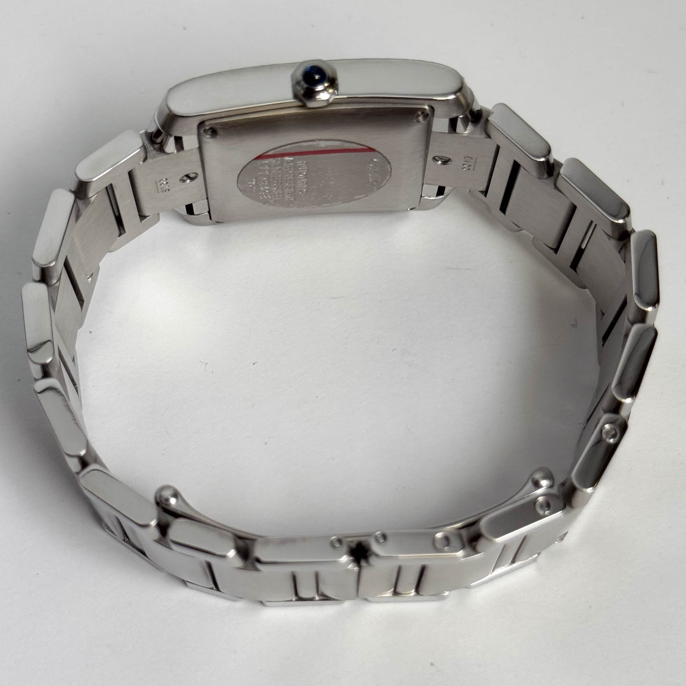 Cartier Tank 28mm White Dial Watch Ref# W51002Q3 - Happy Jewelers Fine Jewelry Lifetime Warranty