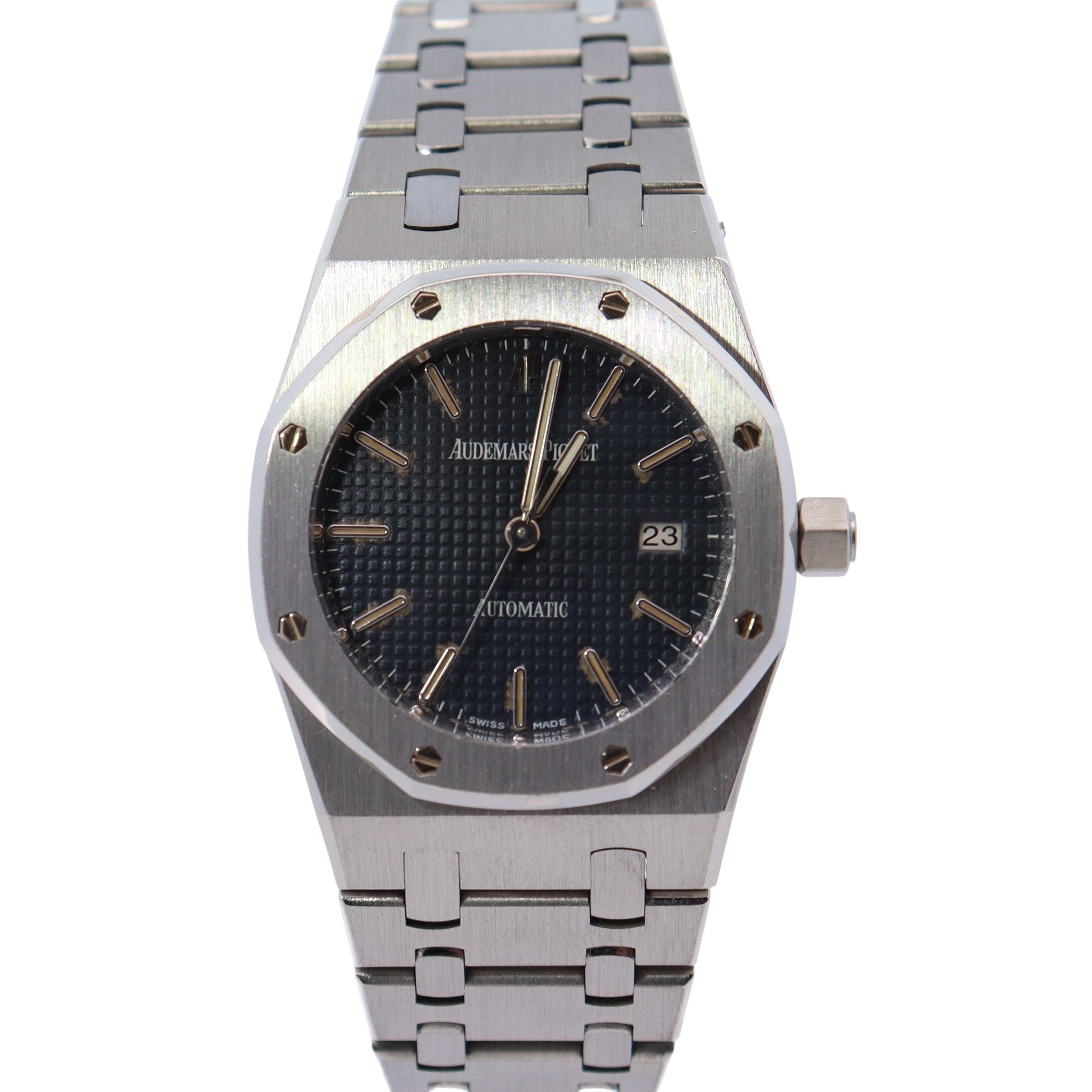 Audemars Piguet Royal Oak 33mm Gray Dial Watch Ref# 5603SA.OO.0789SA - Happy Jewelers Fine Jewelry Lifetime Warranty