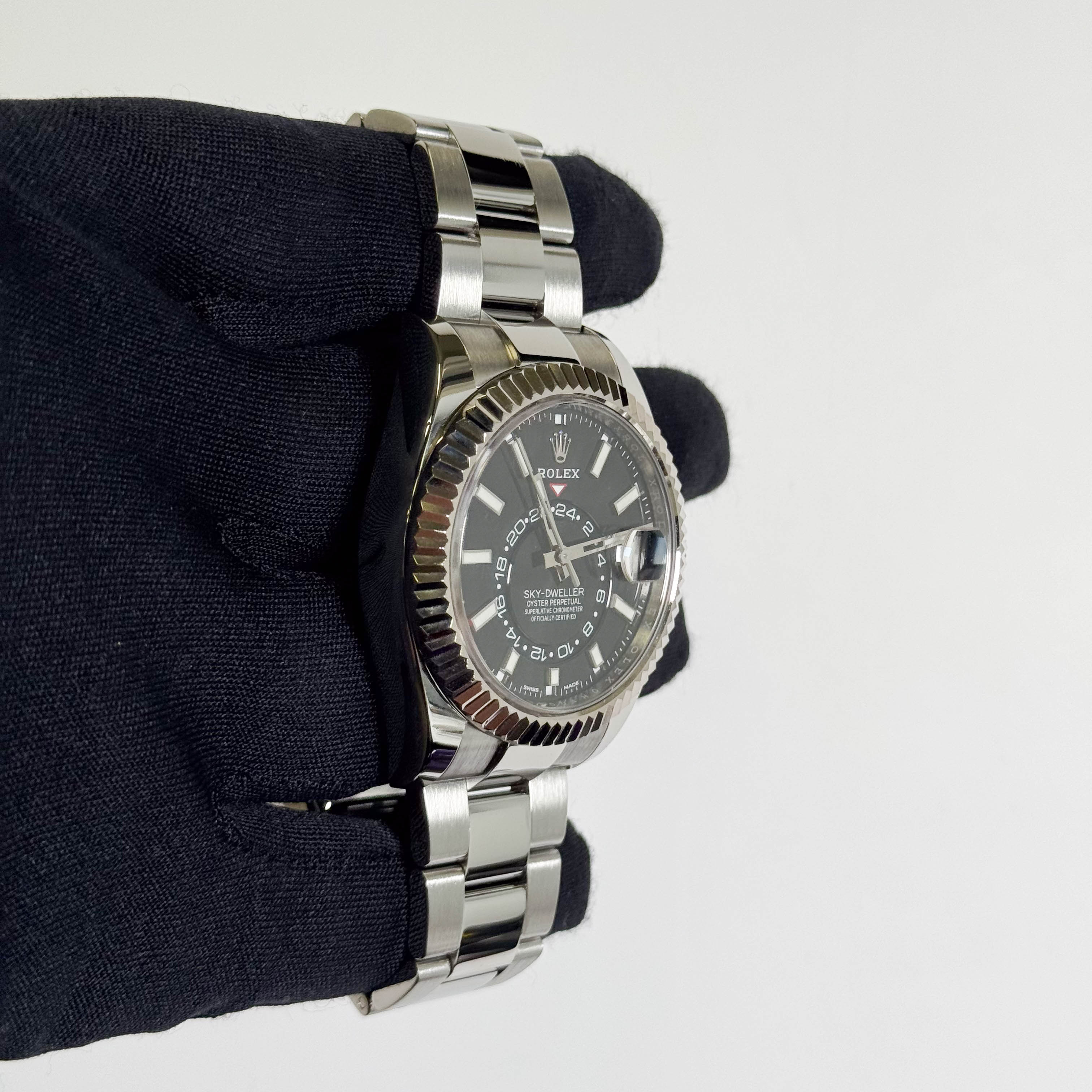 Rolex Sky-Dweller 42 mm Black Dial Watch Ref# 326934 - Happy Jewelers Fine Jewelry Lifetime Warranty