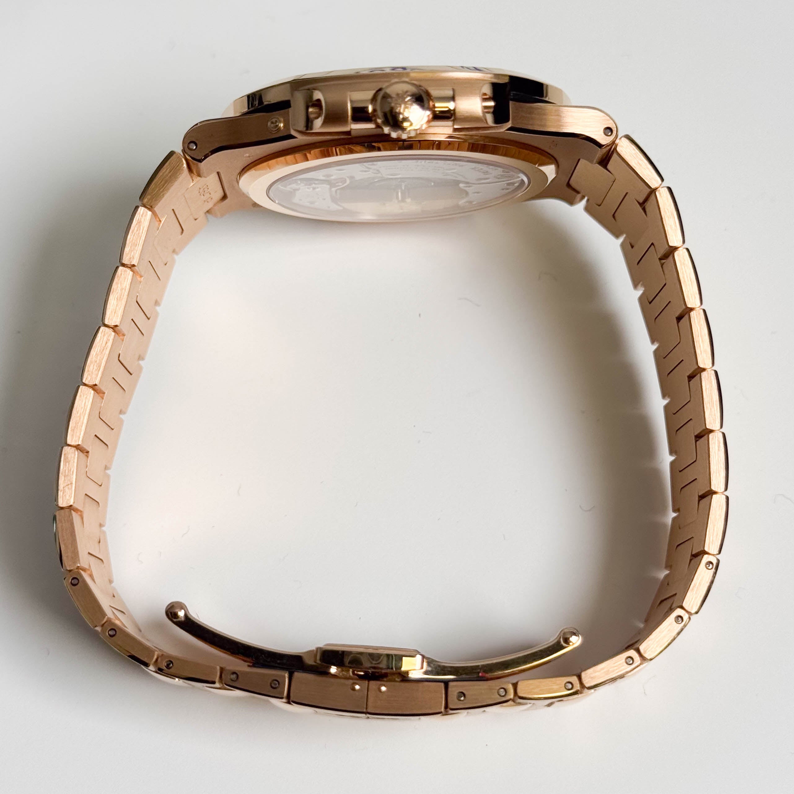 Patek Philippe Nautilus 40mm Brown Stick Dial Watch Ref# 5712/1R-001 - Happy Jewelers Fine Jewelry Lifetime Warranty