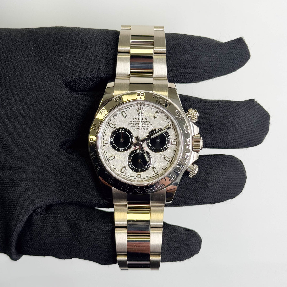 Rolex Daytona 40mm Meteorite Dial Watch Ref# 116509