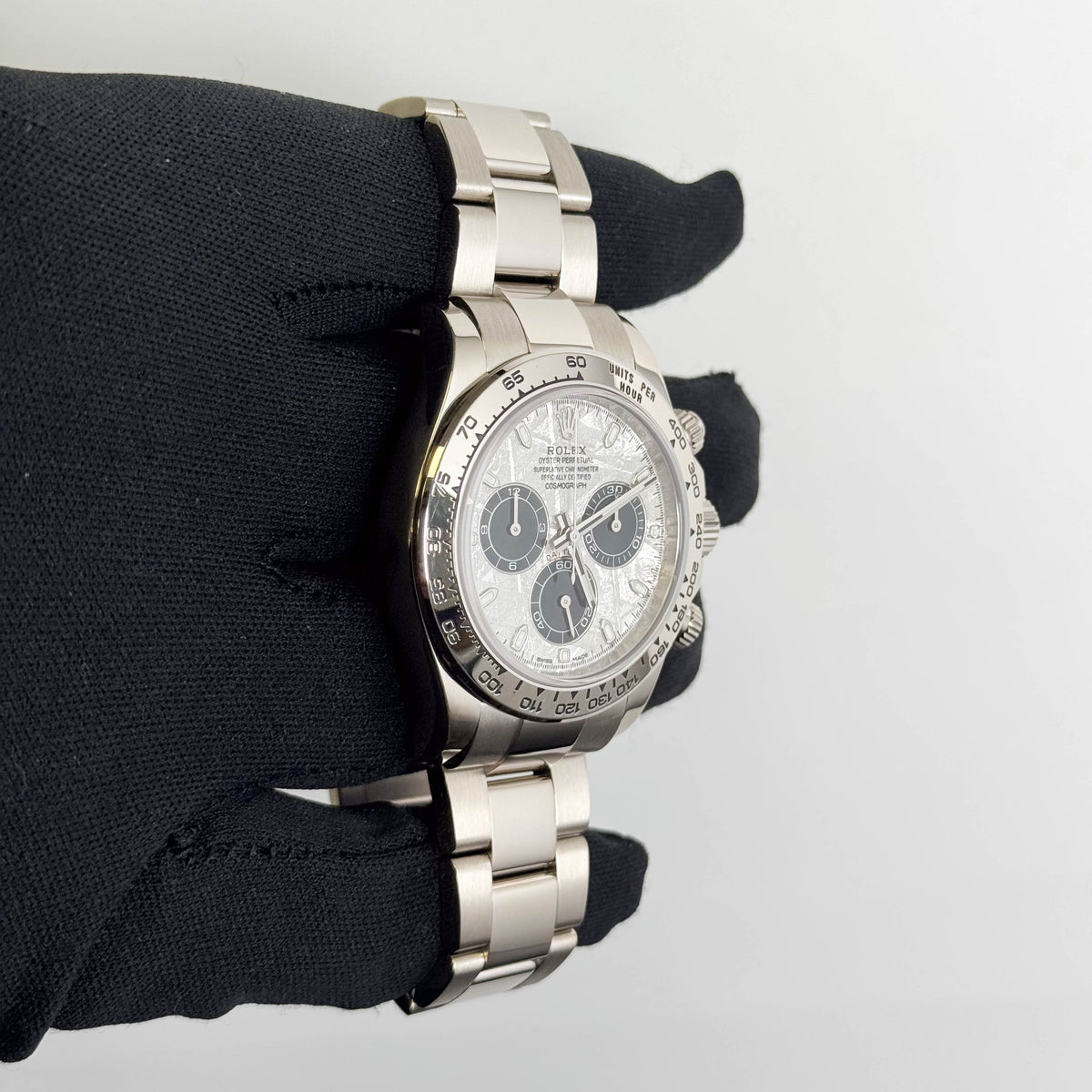 Rolex Daytona 40mm Meteorite Dial Watch Ref# 116509