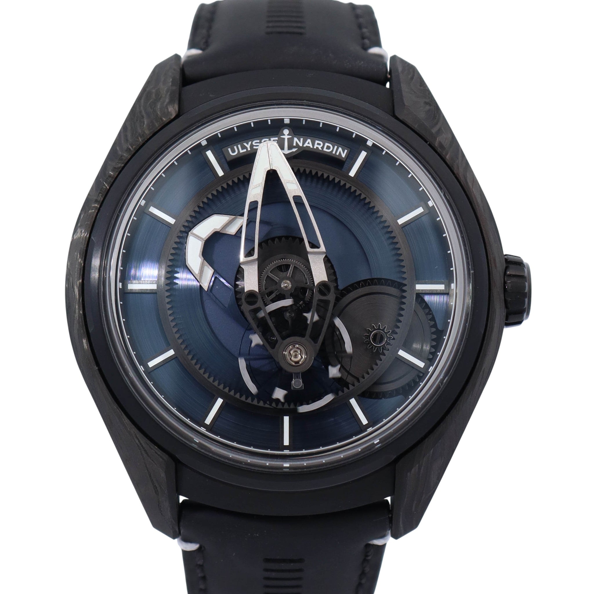 Ulysse Nardin Freak X 43mm Blue Dial Watch Ref# 2303-270LE-3A-YOSH - Happy Jewelers Fine Jewelry Lifetime Warranty