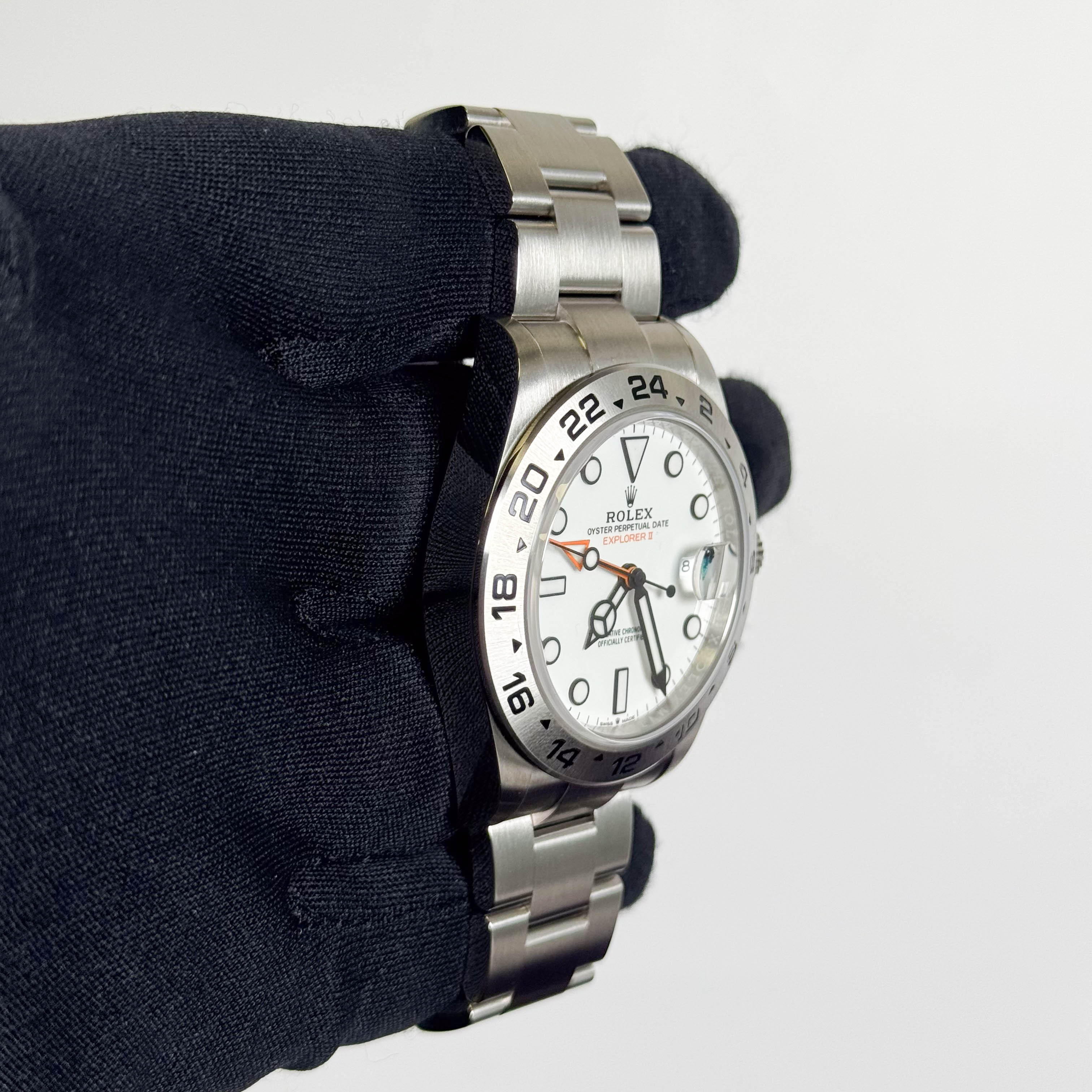 Rolex Explorer II 42mm White Dial Watch Ref# 226570 - Happy Jewelers Fine Jewelry Lifetime Warranty