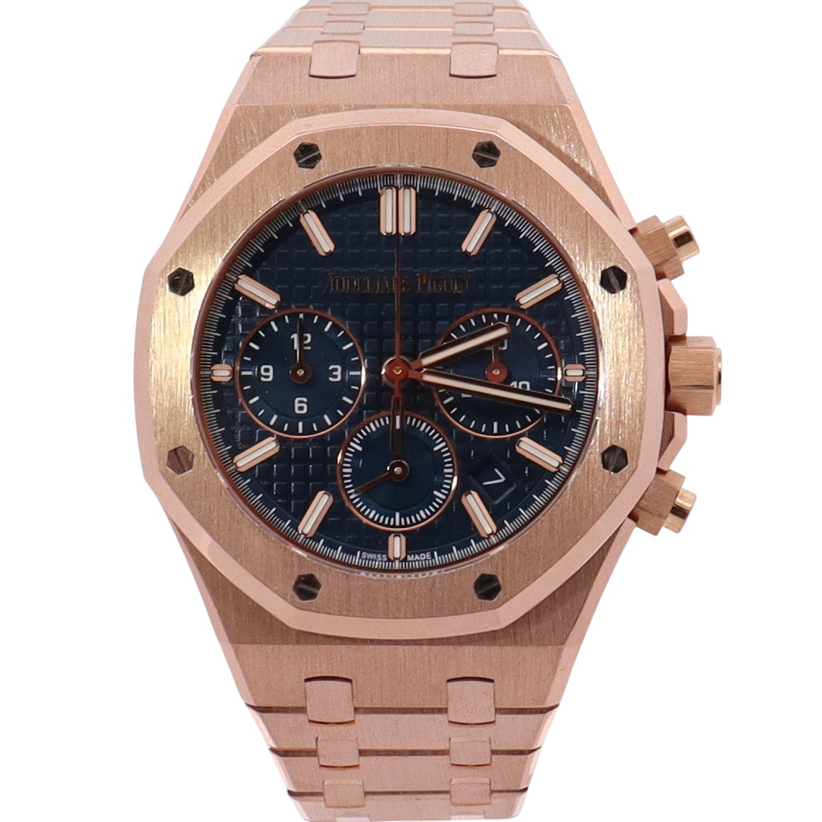 Audemars Piguet Royal Oak 38mm Blue Dial Ref# 26715OR.OO.1356OR.01 - Happy Jewelers Fine Jewelry Lifetime Warranty