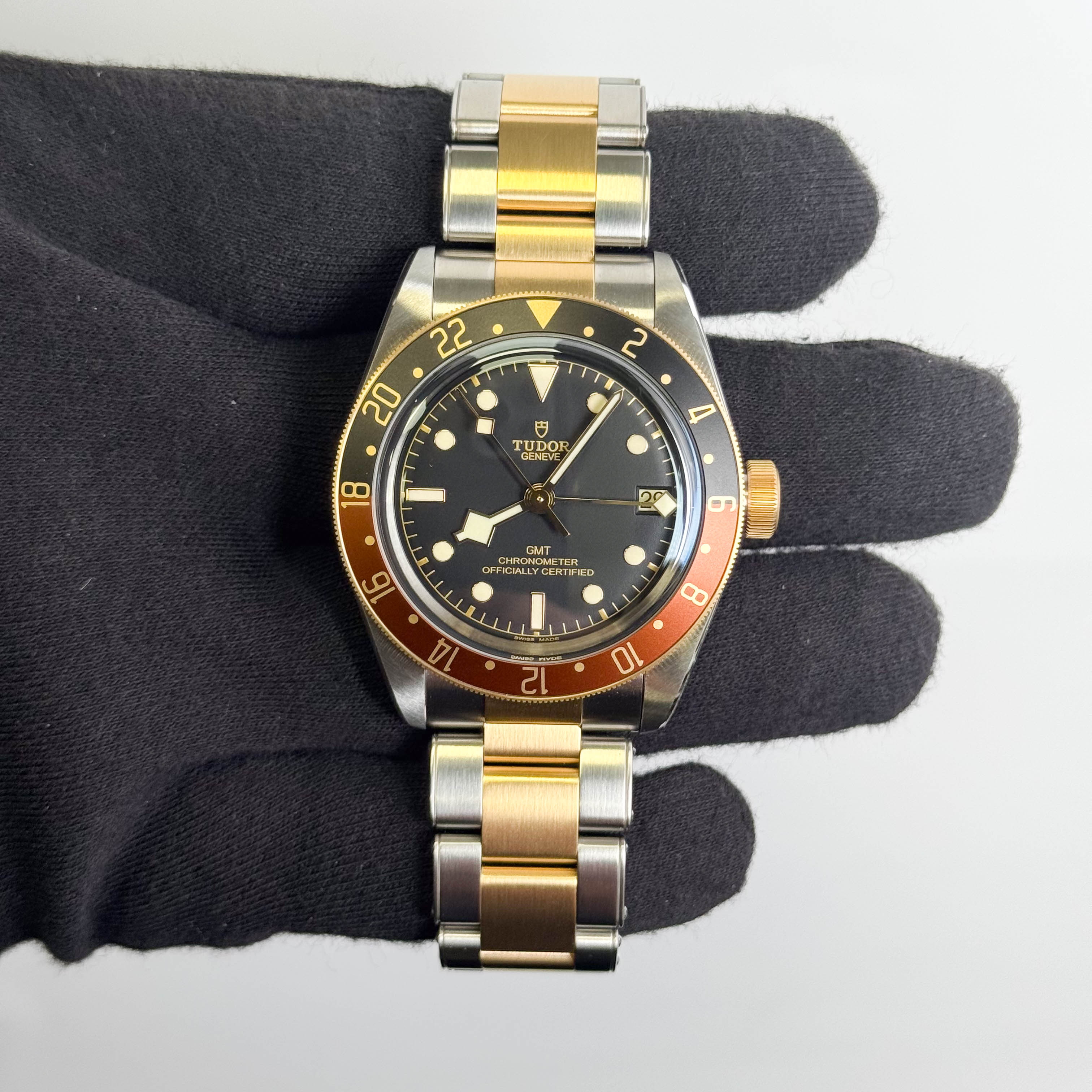 Tudor Black Bay GMT 41mm Black Dial Watch Ref: 79833MN