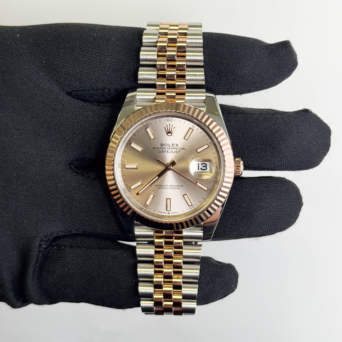 Rolex Datejust 41mm Sundust Dial Watch Ref# 126331