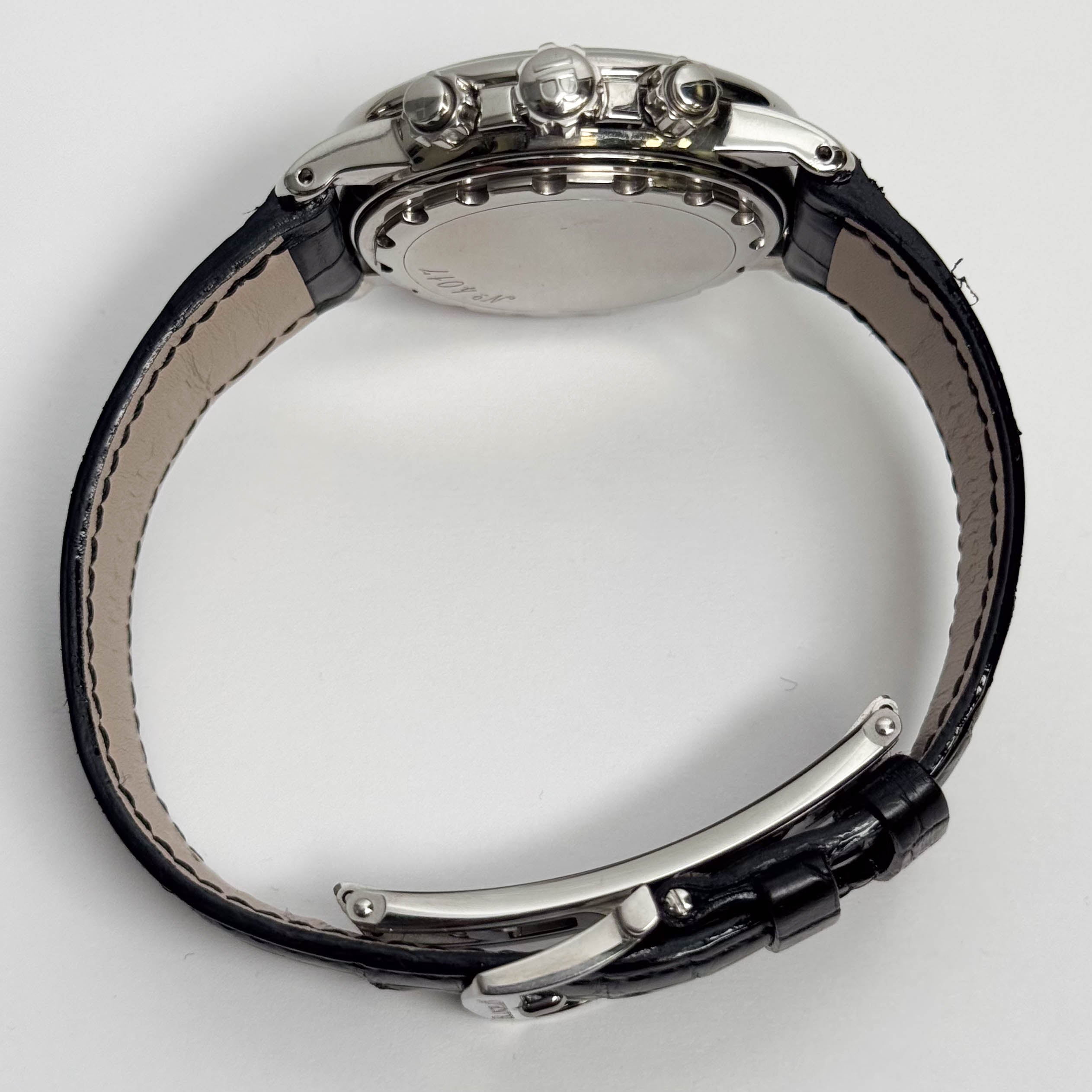 Blancpain Leman Flyback 38mm Black Dial Watch Ref# 2185F-1130-71