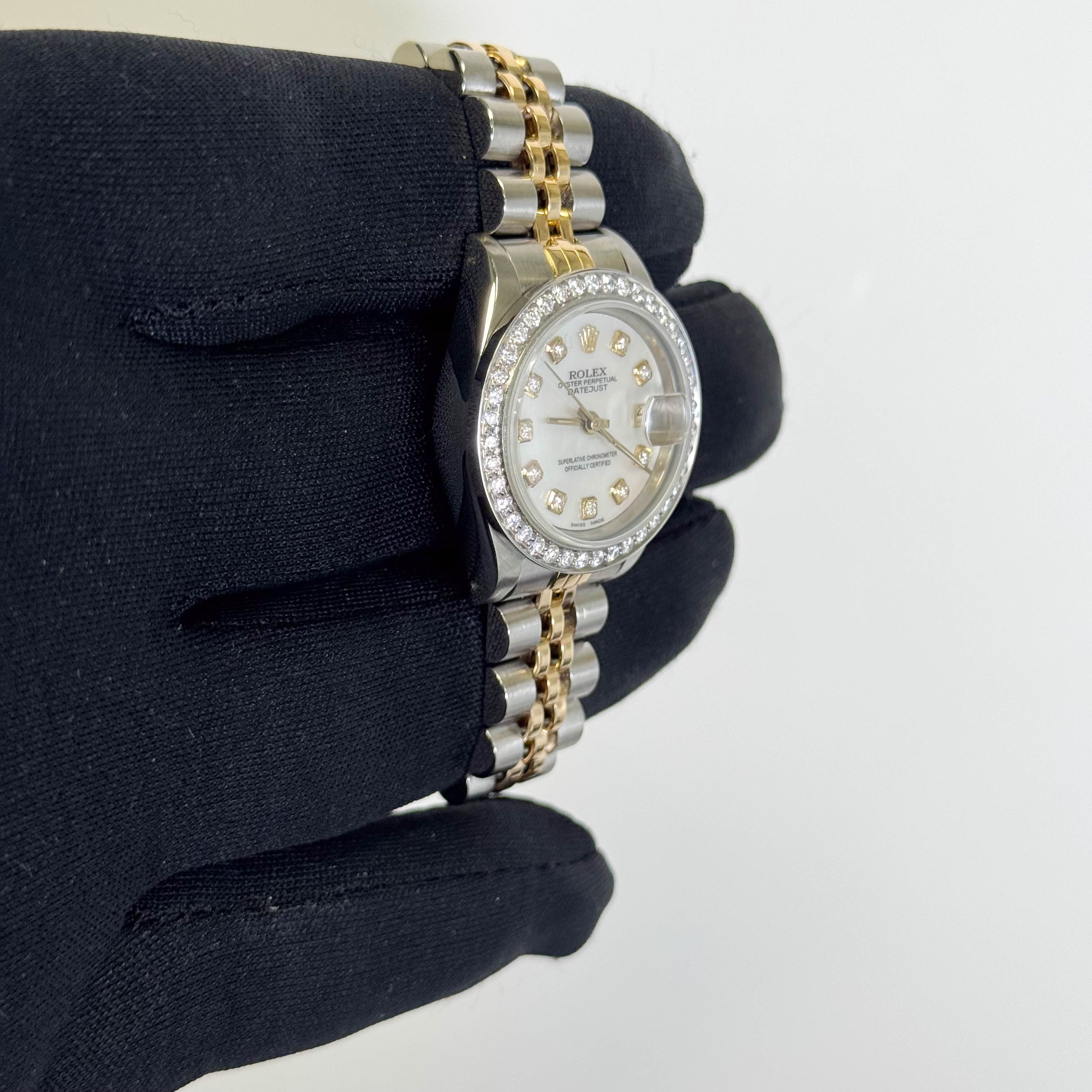 Rolex Datejust 26mm MOP Dial Watch Ref# 69173 - Happy Jewelers Fine Jewelry Lifetime Warranty