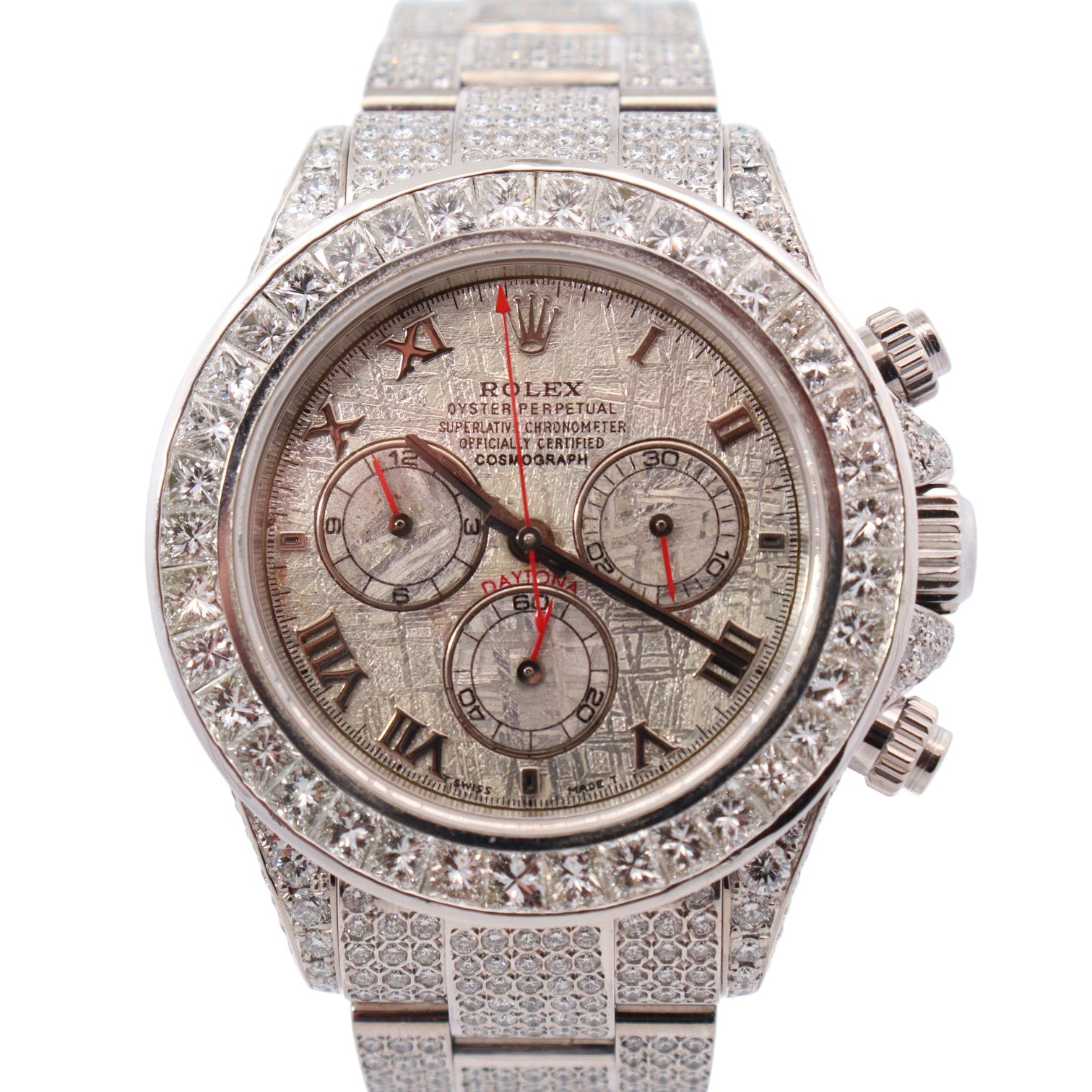 Rolex Daytona 40mm Meteorite Dial Watch Ref# 116509 - Happy Jewelers Fine Jewelry Lifetime Warranty