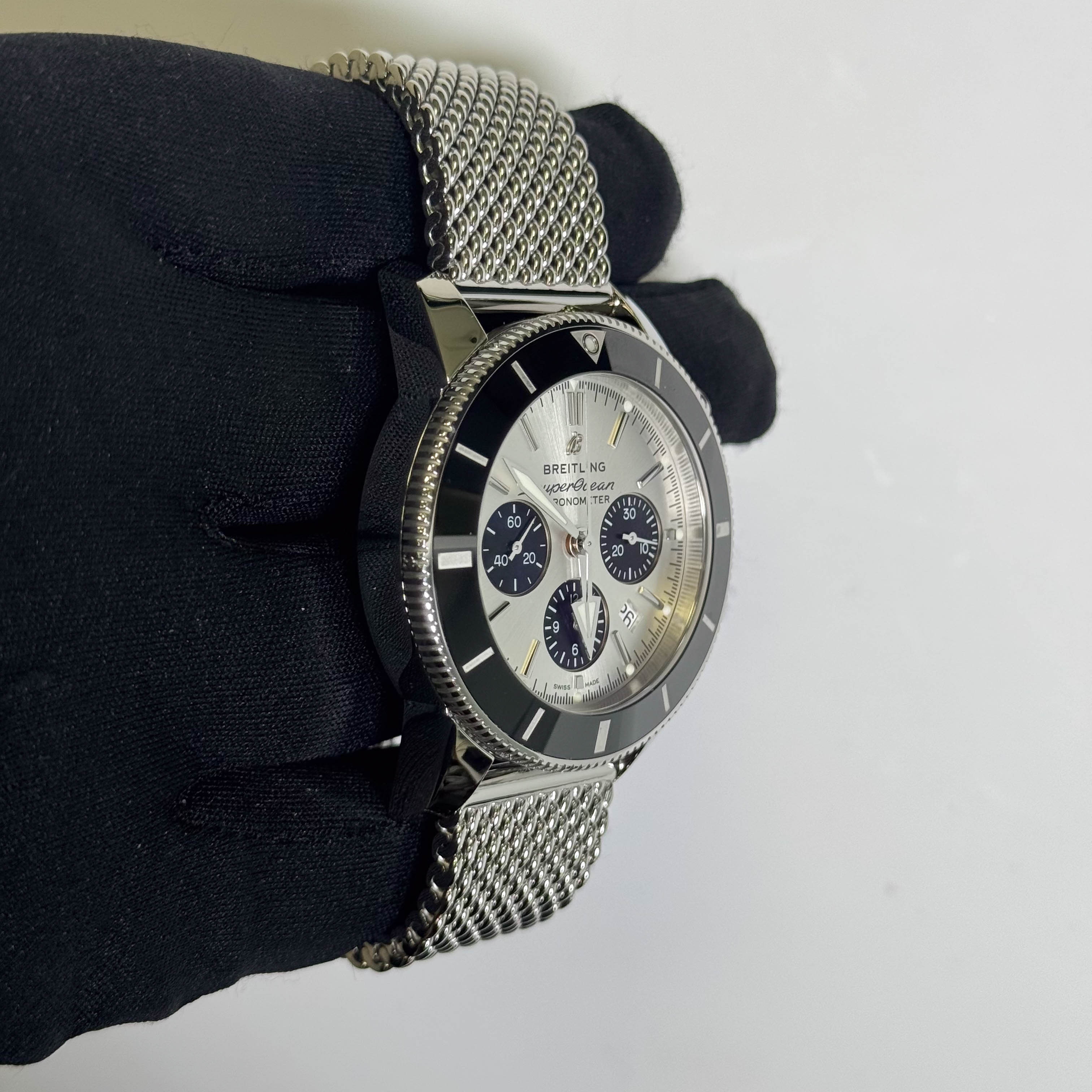 Breitling Superocean Heritage 44mm Silver Dial Ref# AB0162