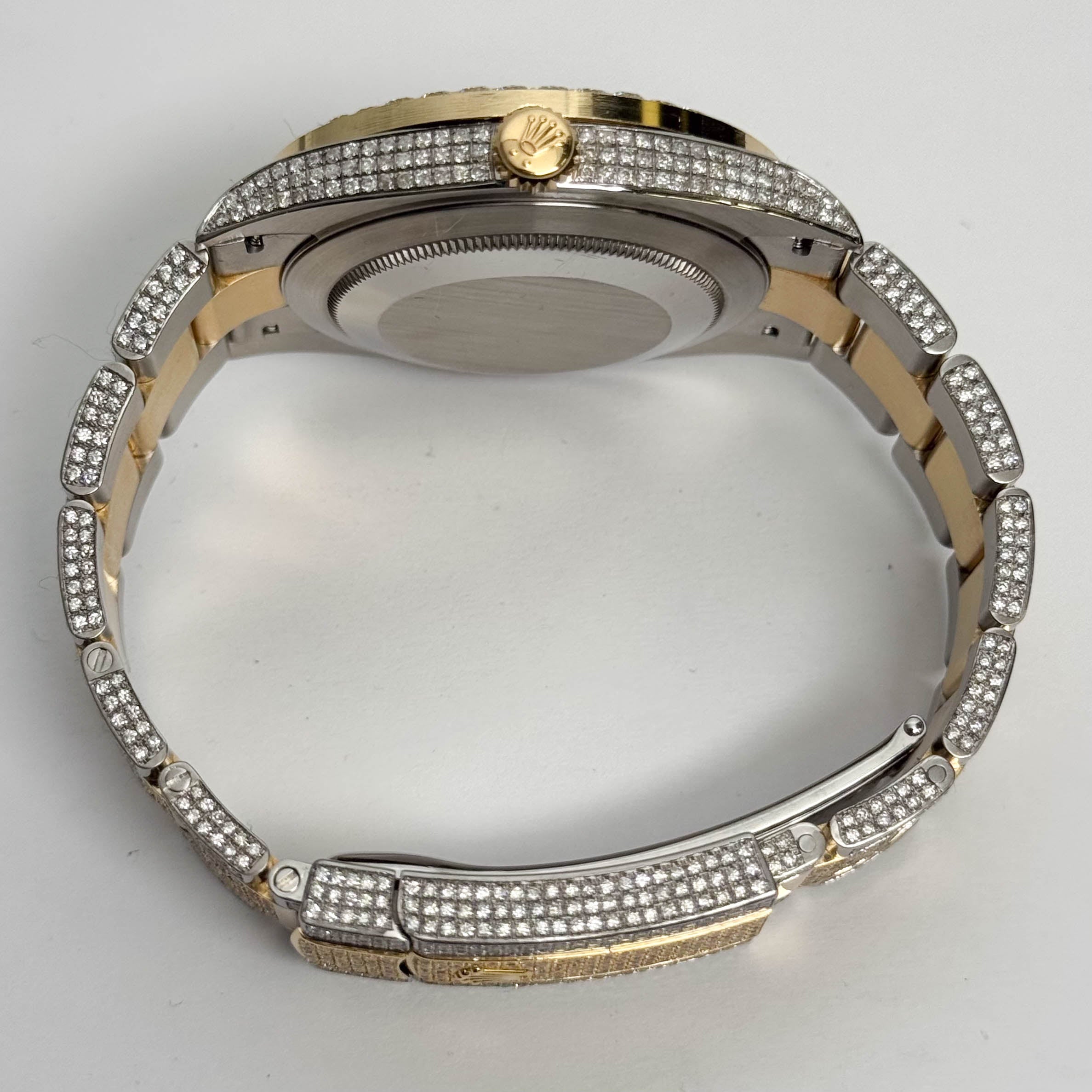 Rolex Datejust 41mm Custom Iced Out Dial Watch Ref# 126333