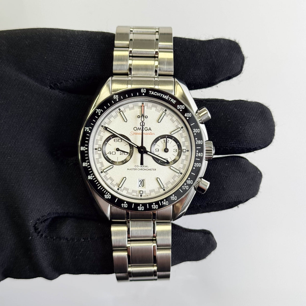 Omega Speedmaster Racing 44mm White Dial Watch Ref# 329.30.44.51.01.001