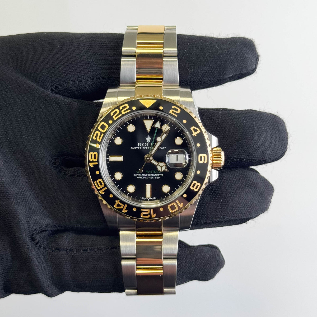 Rolex GMT-Master II 40mm Black Dial Watch Ref# 116713LN