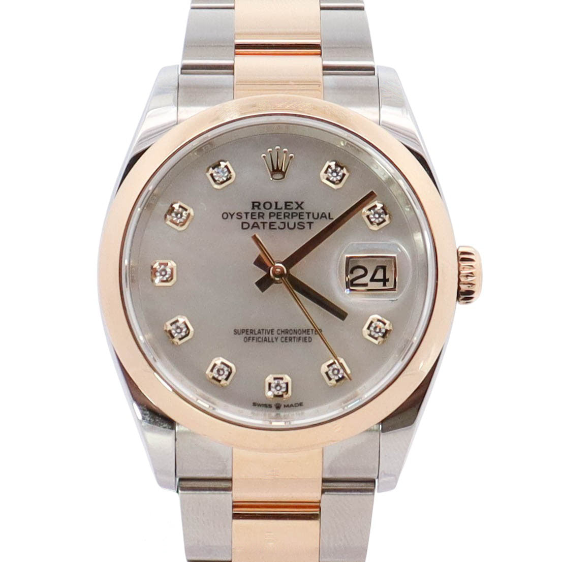 Rolex Datejust 36mm MOP Dial Watch Ref# 126203 - Happy Jewelers Fine Jewelry Lifetime Warranty